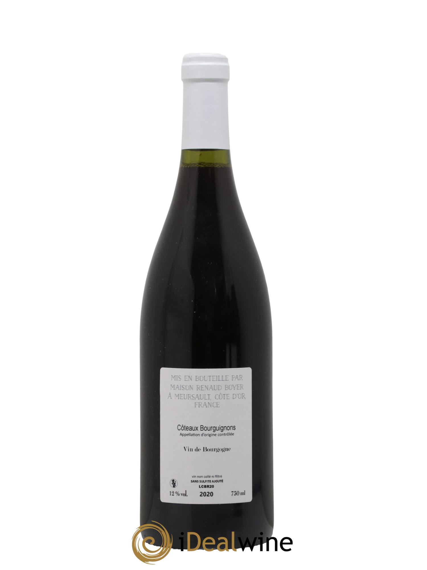 Coteaux Bourguignons En Attendant Riaux Renaud Boyer 2020 - Lot de 1 bouteille - 1