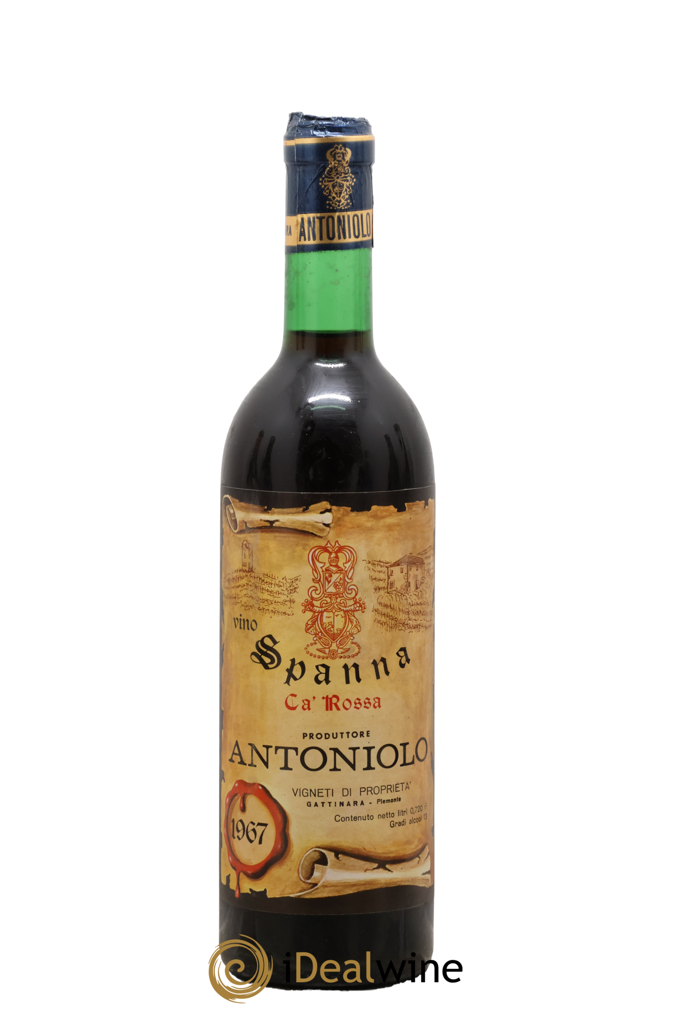 Italie Spanna Ca'Rossa Antoniolo 1967 - Lot de 1 bouteille - 0
