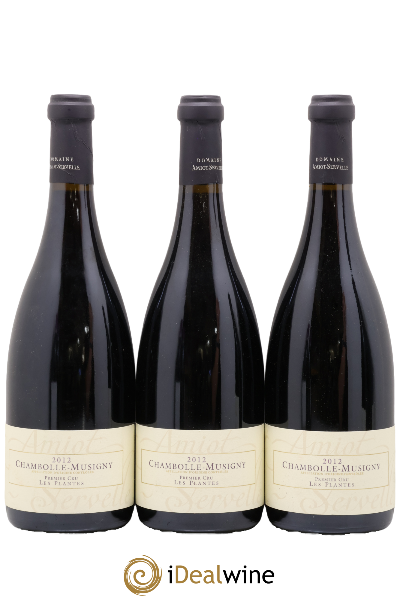 Chambolle-Musigny 1er Cru Les Plantes Amiot-Servelle 2012 - Posten von 3 Flaschen - 0