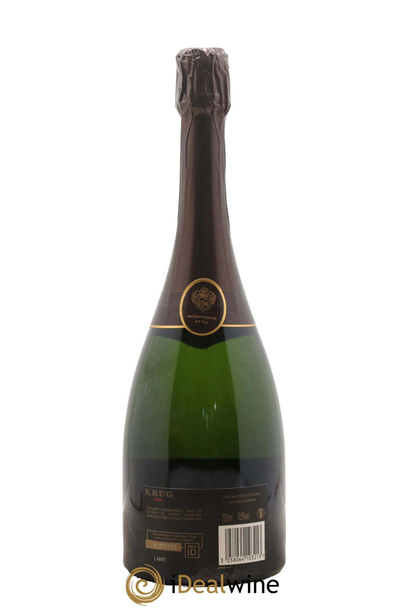 Vintage Krug 2008 - Lot of 1 bottle - 1