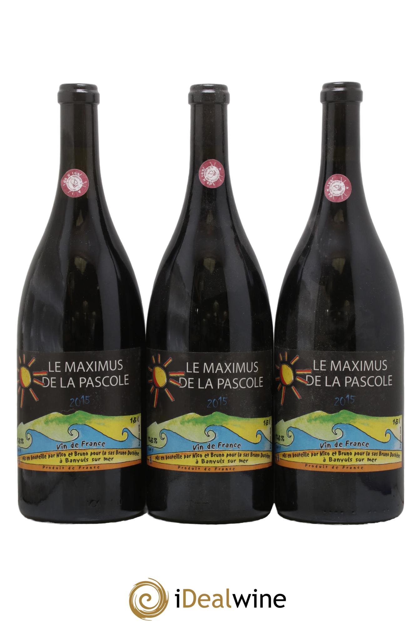 Vin de France Le Maximus de la Pascole Bruno Duchêne 2015 - Lot of 3 magnums - 0