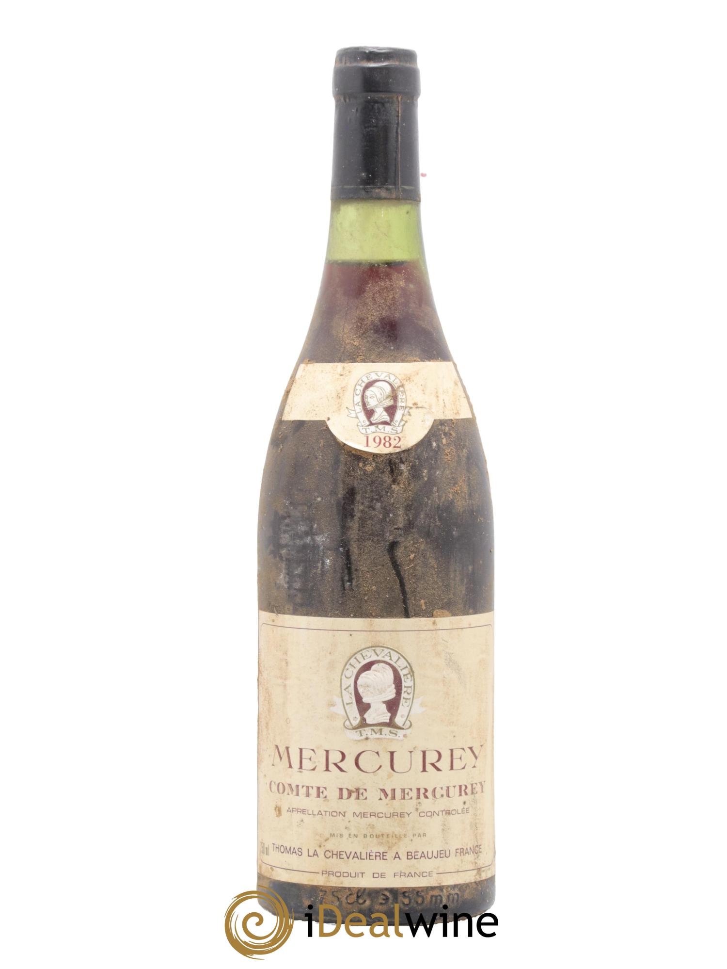 Mercurey Thomas La Chevaliere Comte De Mercurey 1982 - Lot de 1 bouteille - 0