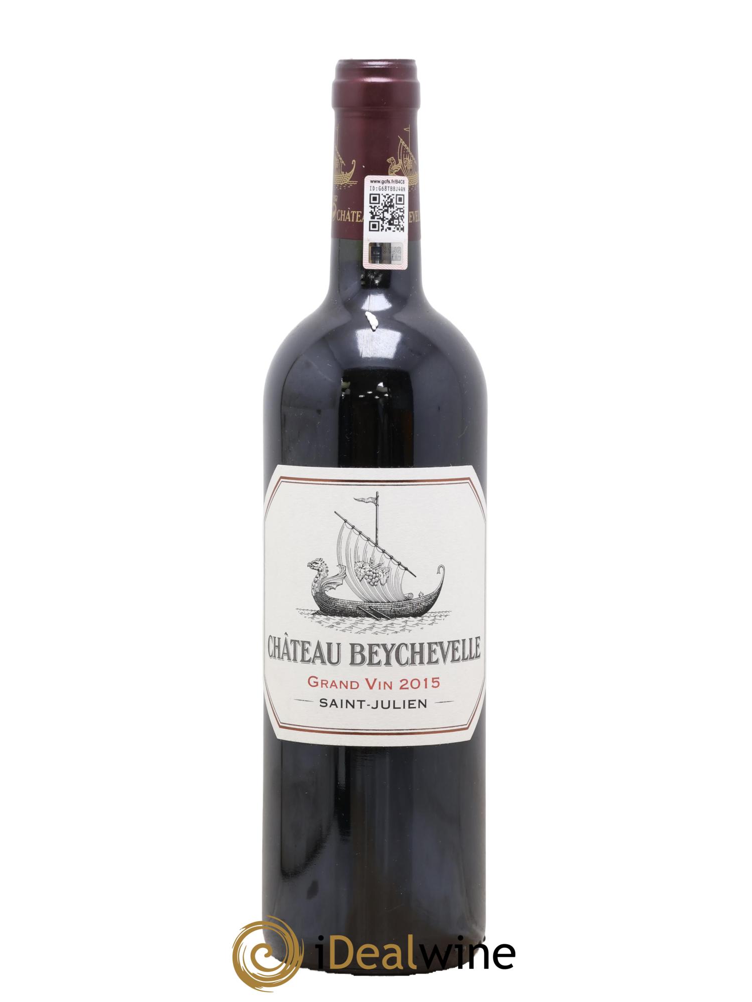 Château Beychevelle 4ème Grand Cru Classé 2015 - Lot de 1 bouteille - 0