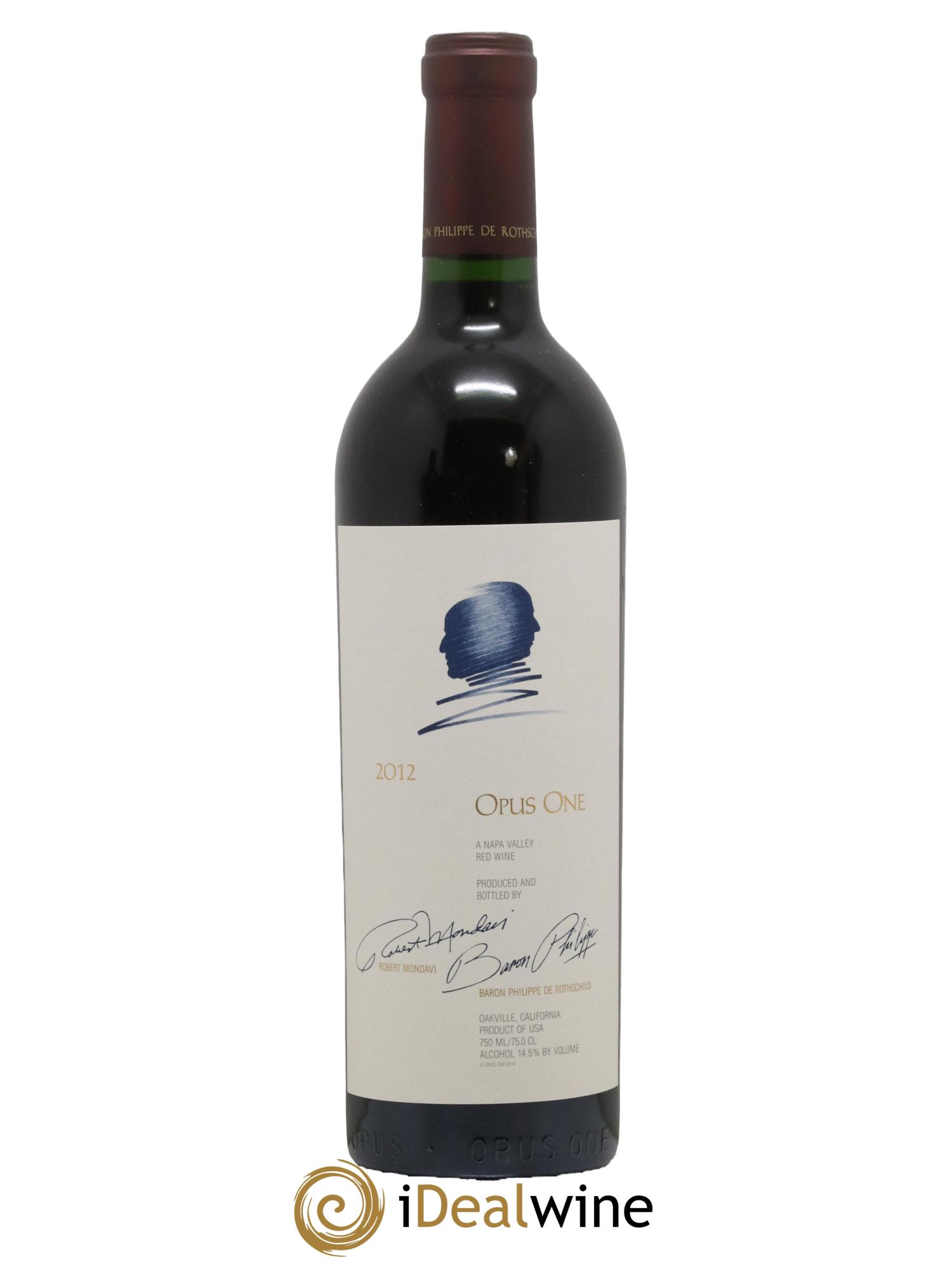 Napa Valley Opus One Robert Mondavi 2012 - Lot de 1 bouteille - 0