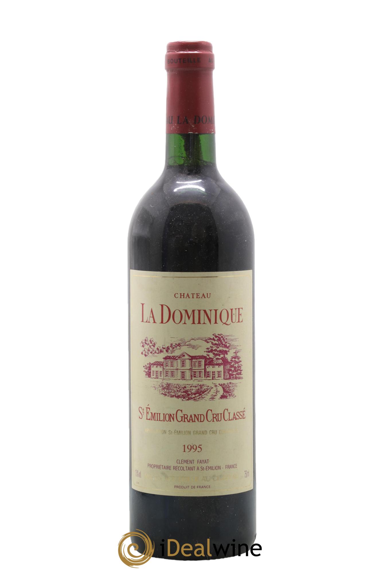 Château la Dominique Grand Cru Classé 1995 - Lot de 1 bouteille - 0
