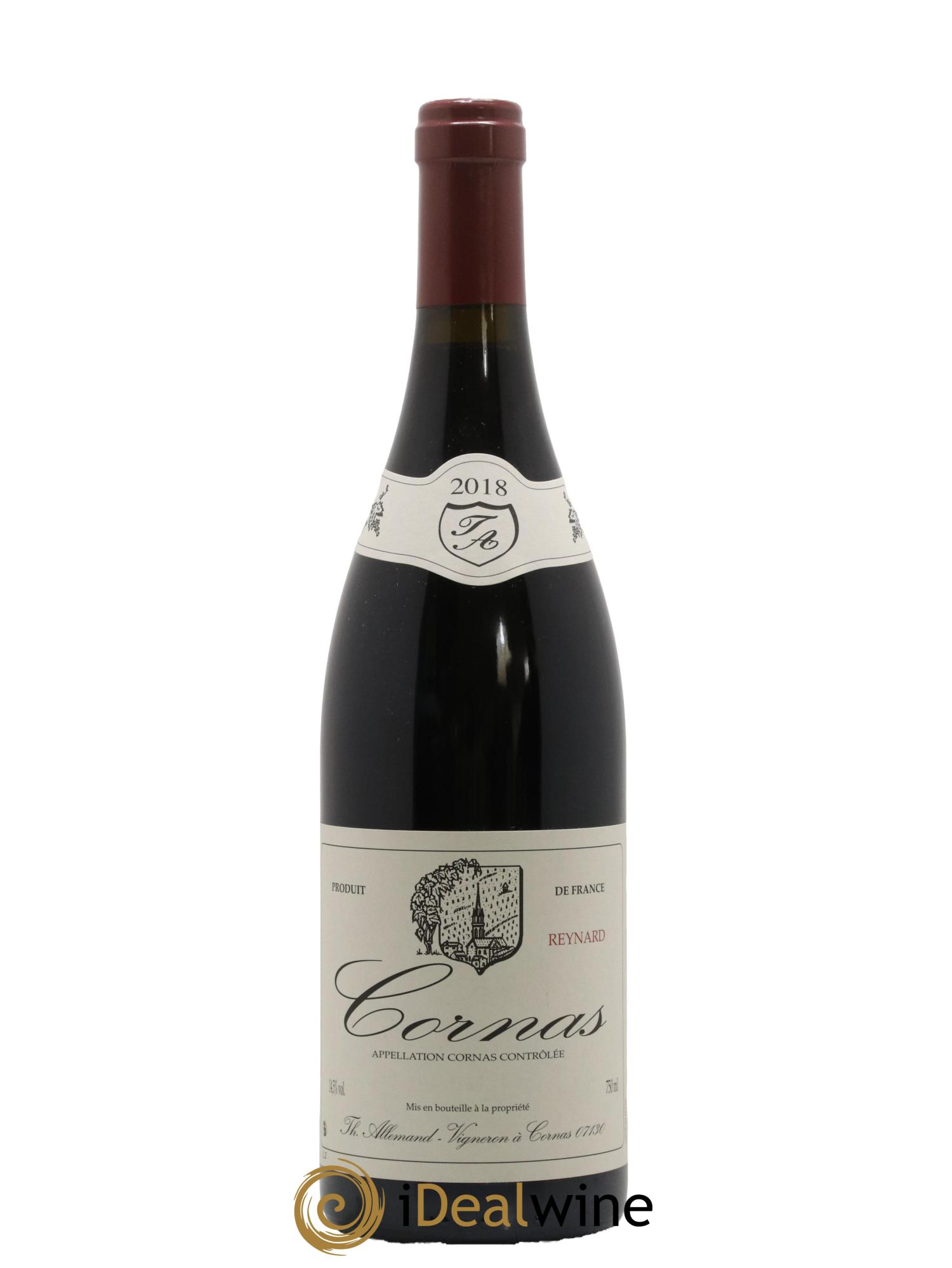 Cornas Reynard Thierry Allemand 2018 - Lot de 1 bouteille - 0