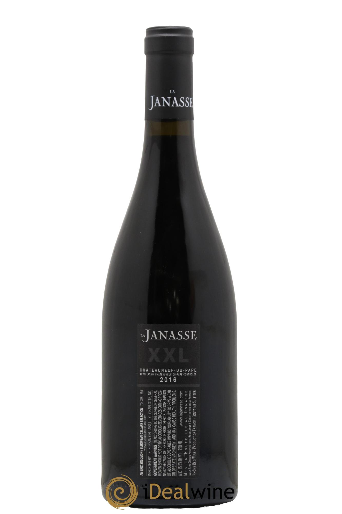 Châteauneuf-du-Pape Cuvée XXL La Janasse (Domaine de) 2016 - Lot of 1 bottle - 1