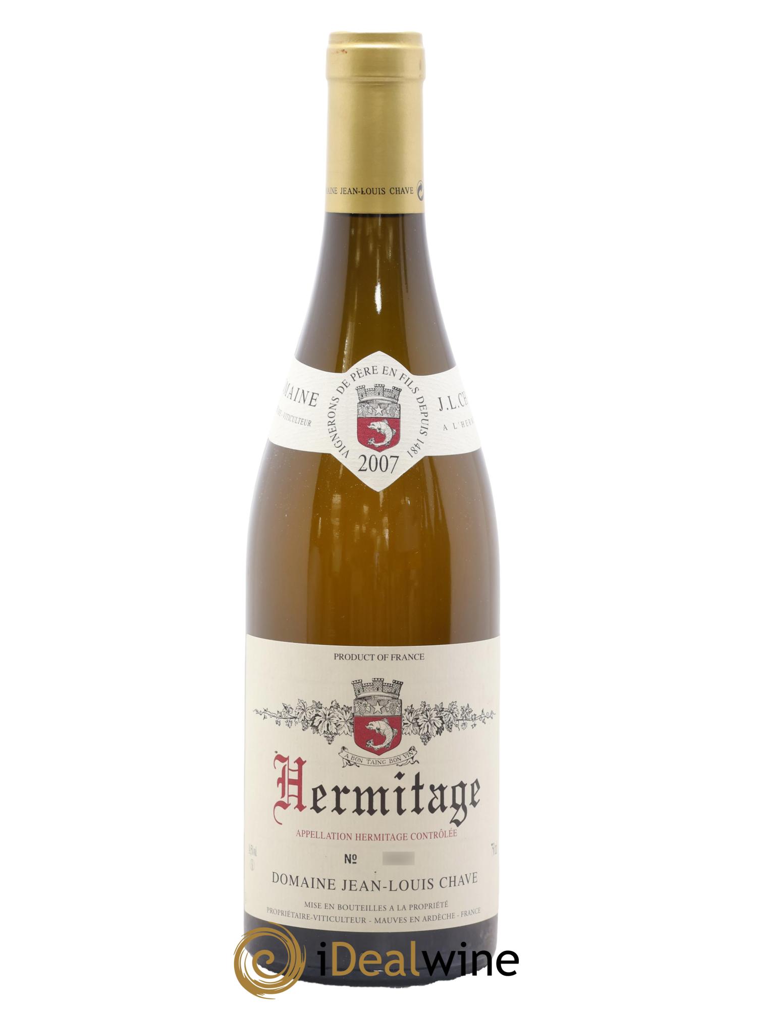 Hermitage Jean-Louis Chave 2007 - Lot of 1 bottle - 0