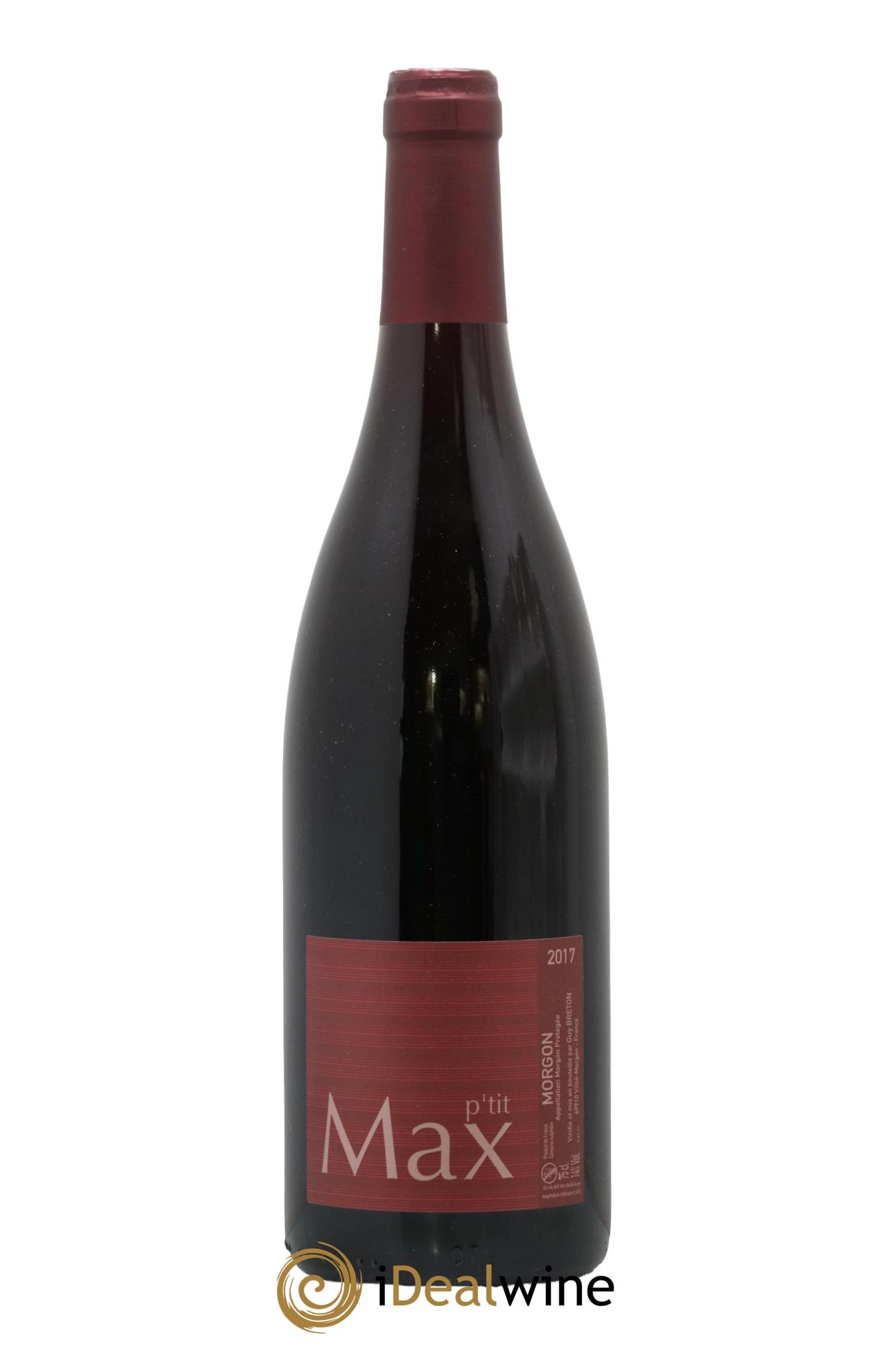 Morgon Ptit Max Guy Breton 2017 - Lot de 1 bouteille - 0