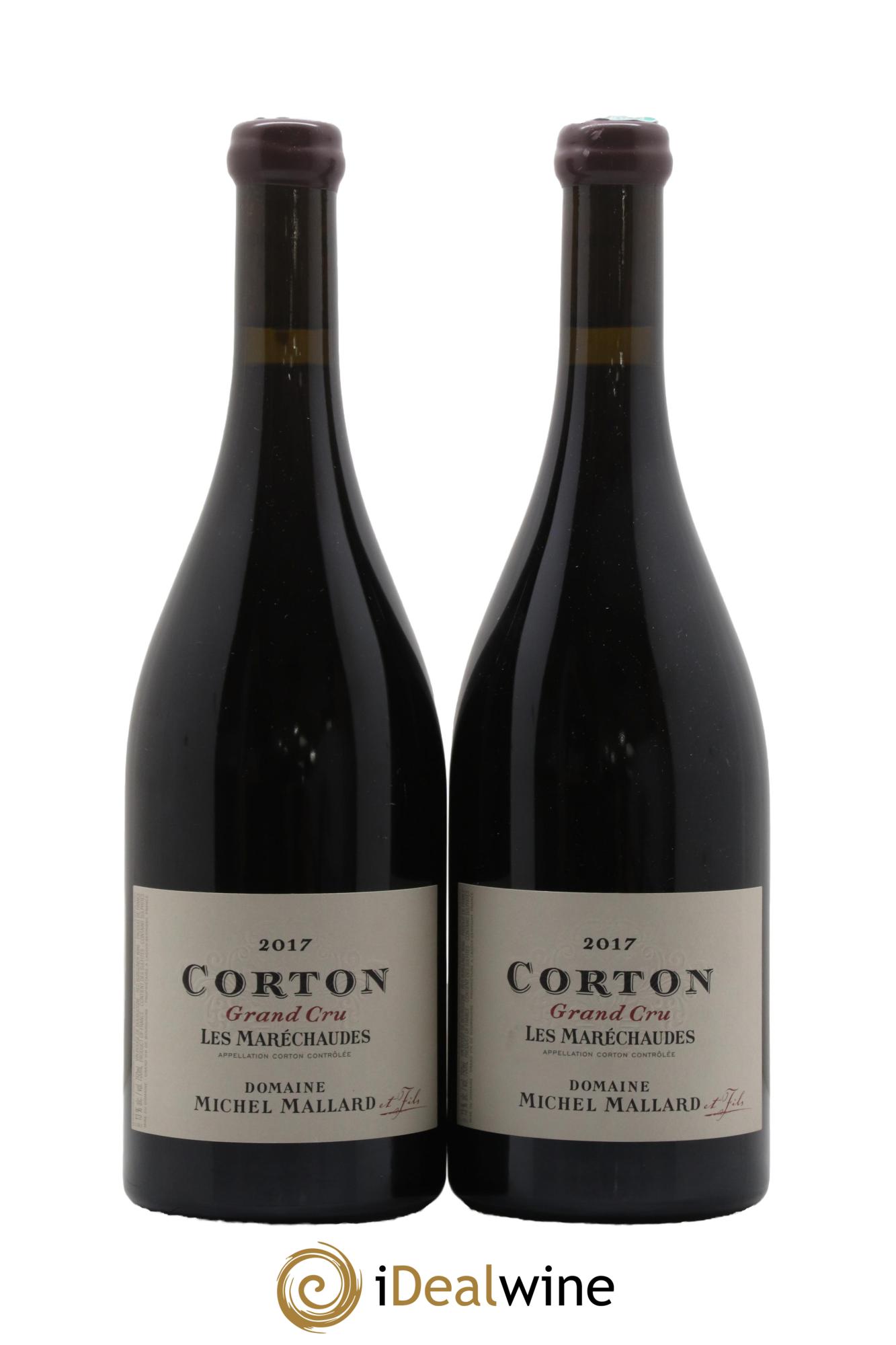 Corton Les Marechaudes Grand Cru Michel Mallard et Fils Les Marechaudes Michel Mallard 2017 - Posten von 2 Flaschen - 0