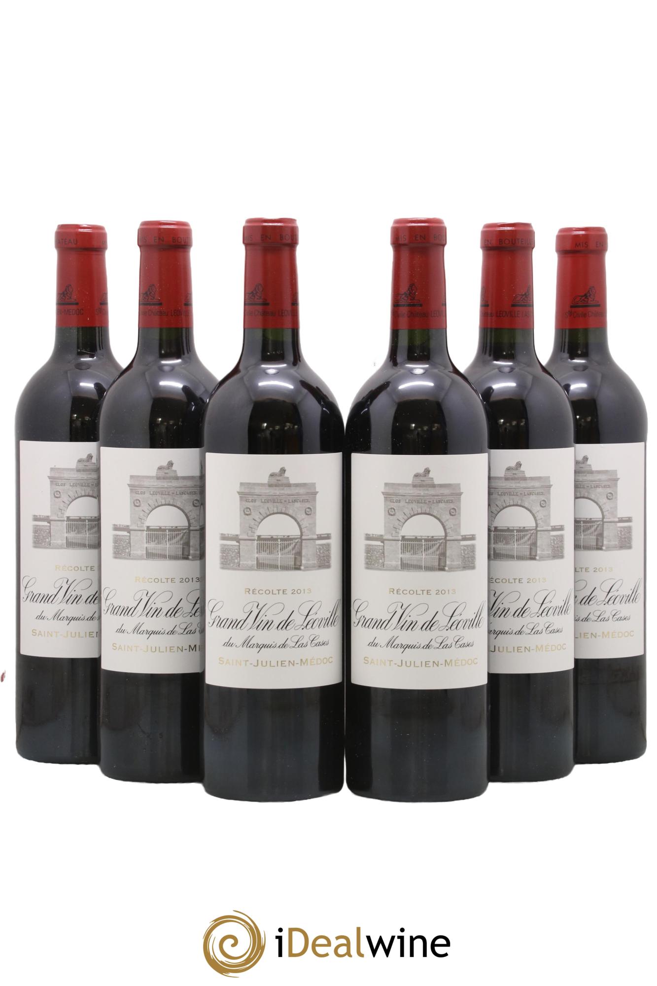 Château Léoville Las Cases 2ème Grand Cru Classé 2013 - Lot de 6 bouteilles - 0