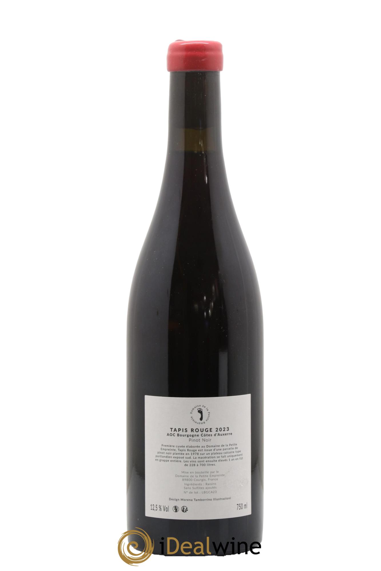 Bourgogne Côtes d'Auxerre Tapis Rouge Mélissa Bazin et Romain De Moor 2023 - Posten von 1 Flasche - 1