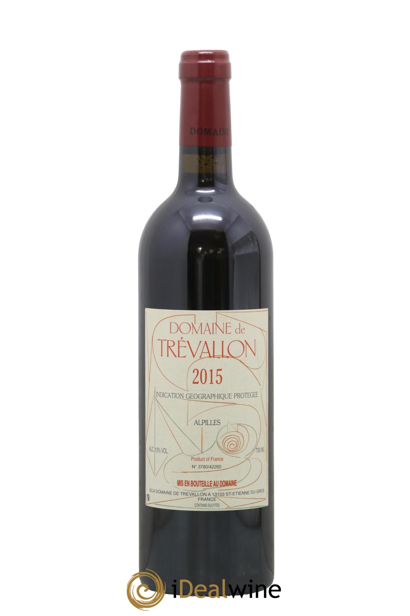 Alpilles Trévallon (Domaine de) Eloi Dürrbach 2015 - Lot de 1 bouteille - 0