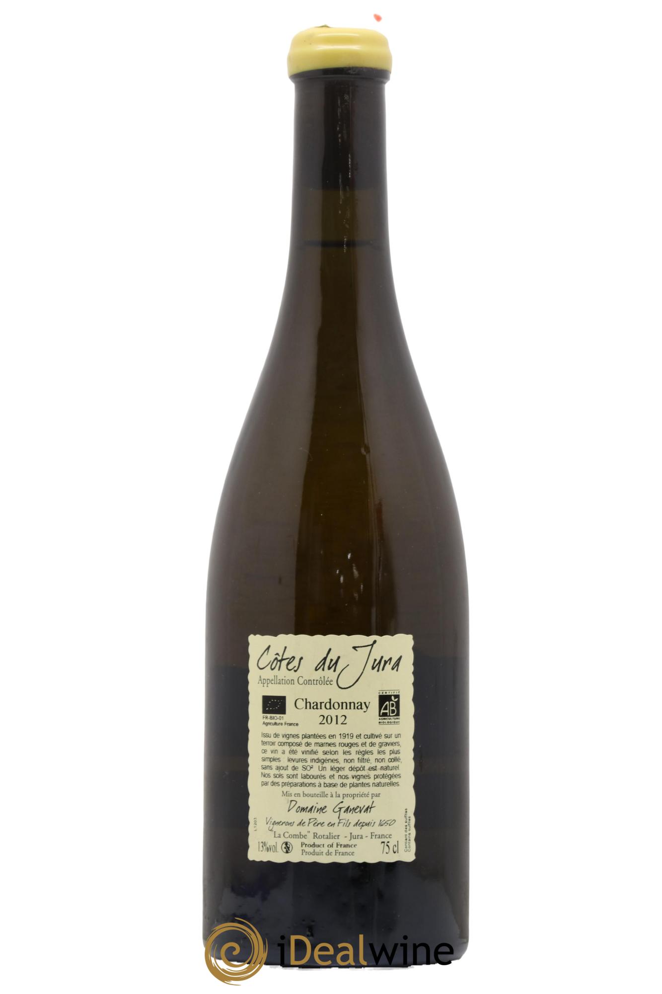 Côtes du Jura Les Grands Teppes Vieilles Vignes Jean-François Ganevat (Domaine) 2012 - Lot de 1 bouteille - 1
