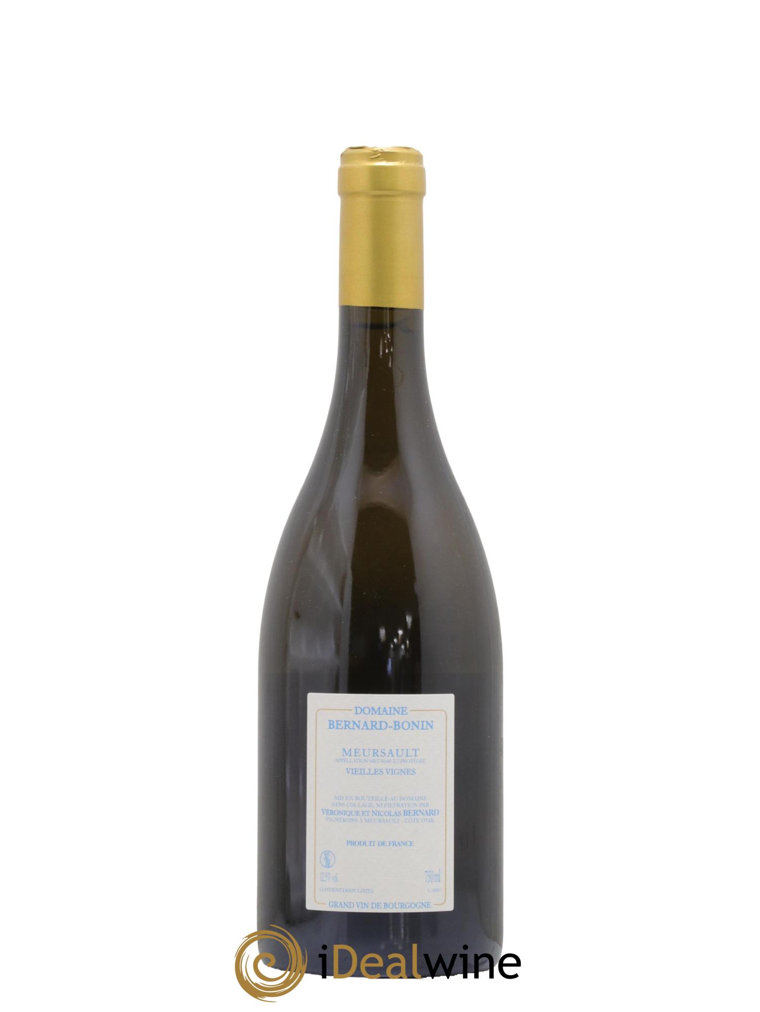 Meursault Vieilles Vignes Bernard Bonin 2018 - Lot de 1 bouteille - 1