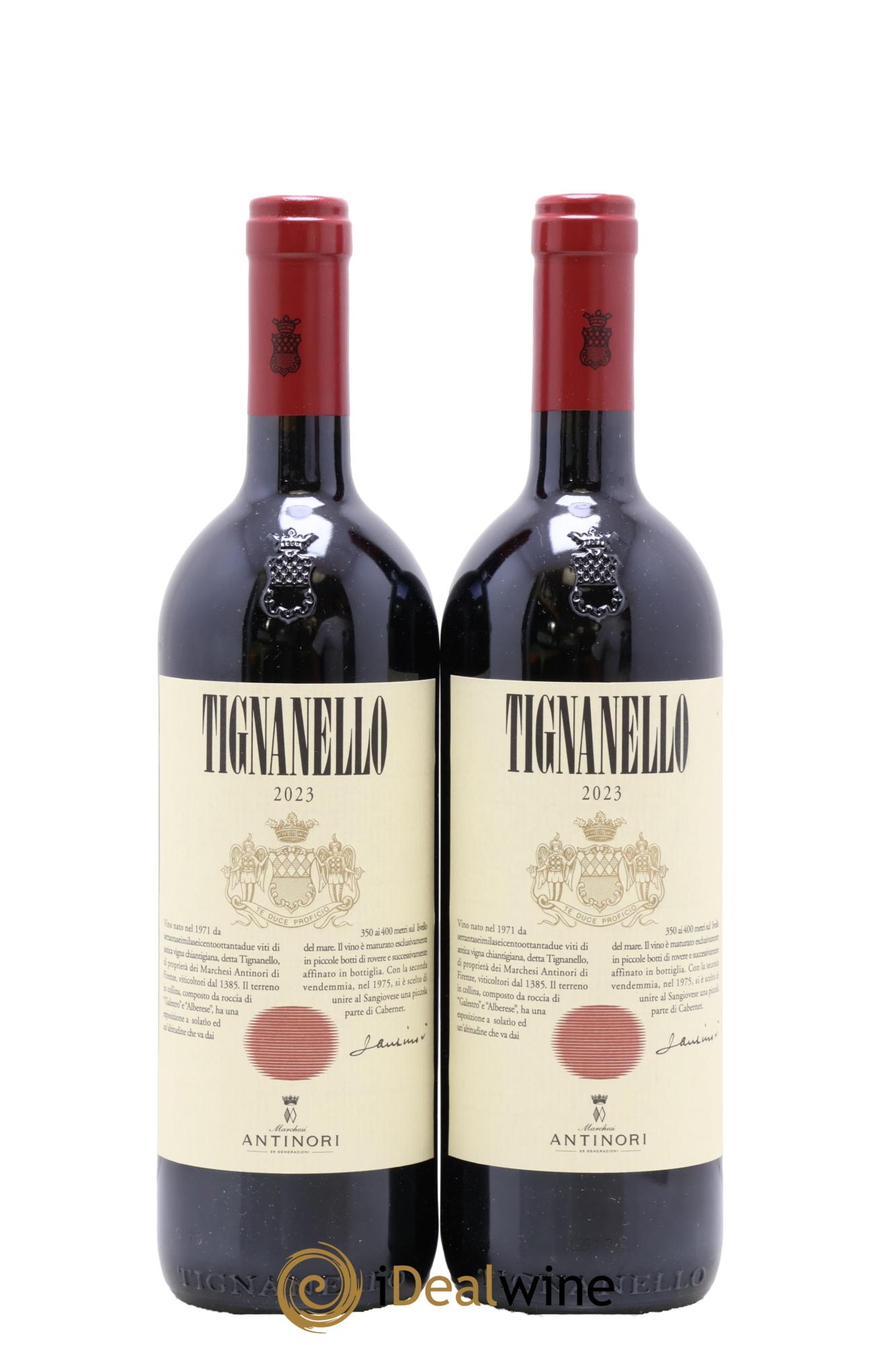 Toscana IGT Tignanello Tenuta Tignanello - Marchesi Antinori 2023 - Lot de 2 bouteilles - 0