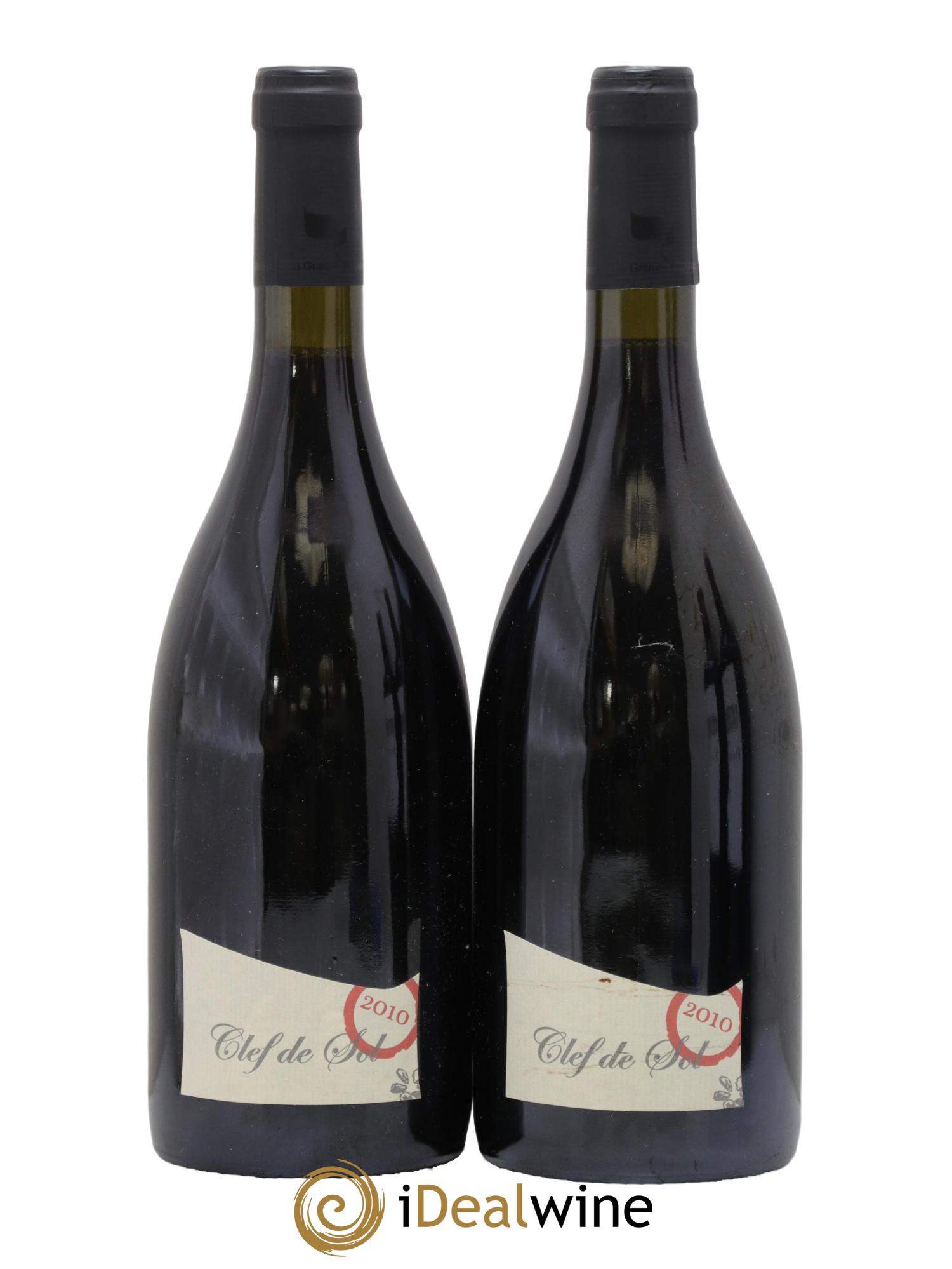 Touraine-Amboise Clef de Sol La Grange Tiphaine 2010 - Lot of 2 bottles - 0