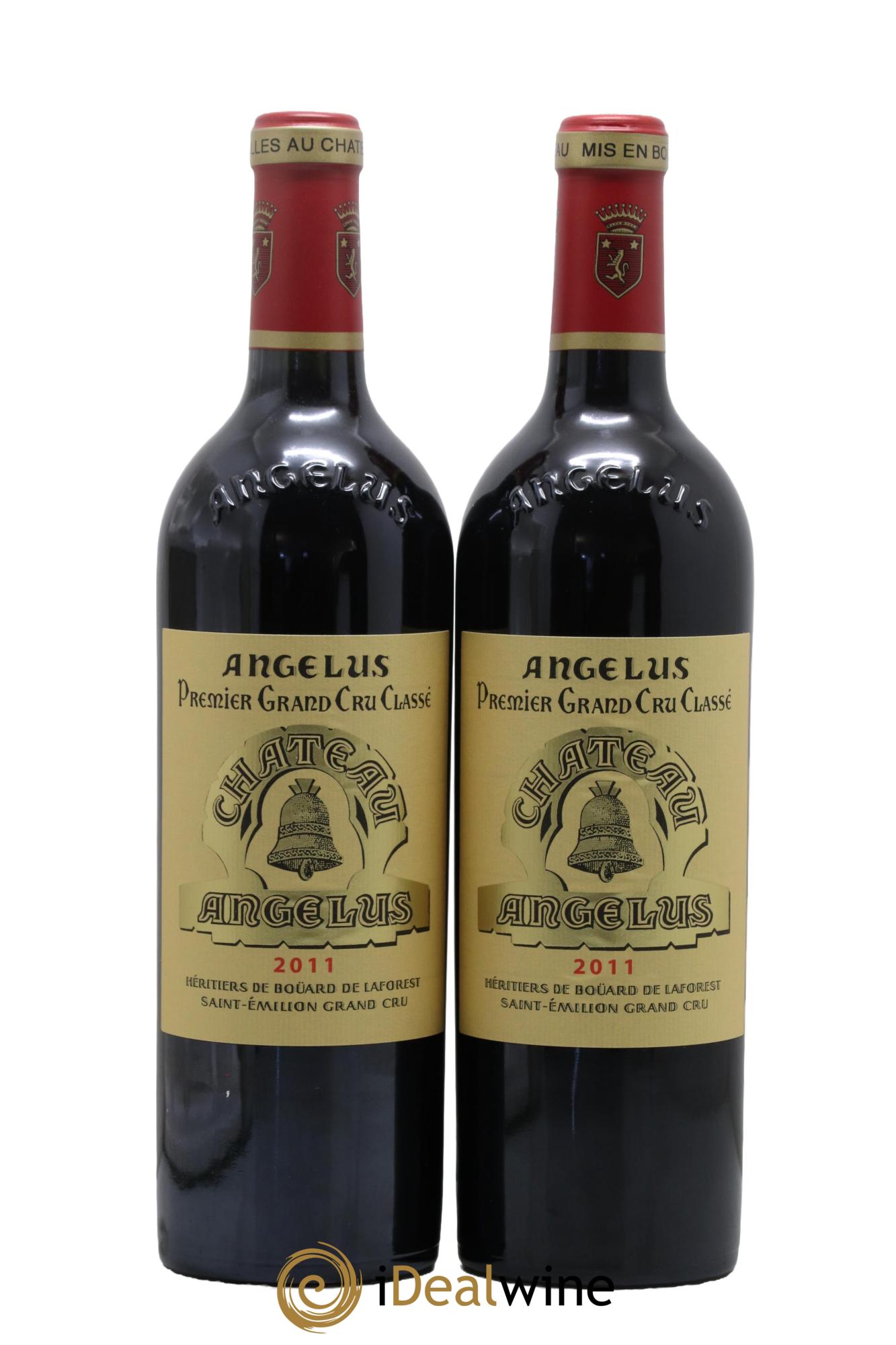 Château Angélus 1er Grand Cru Classé A 2011 - Lot de 2 bouteilles - 0
