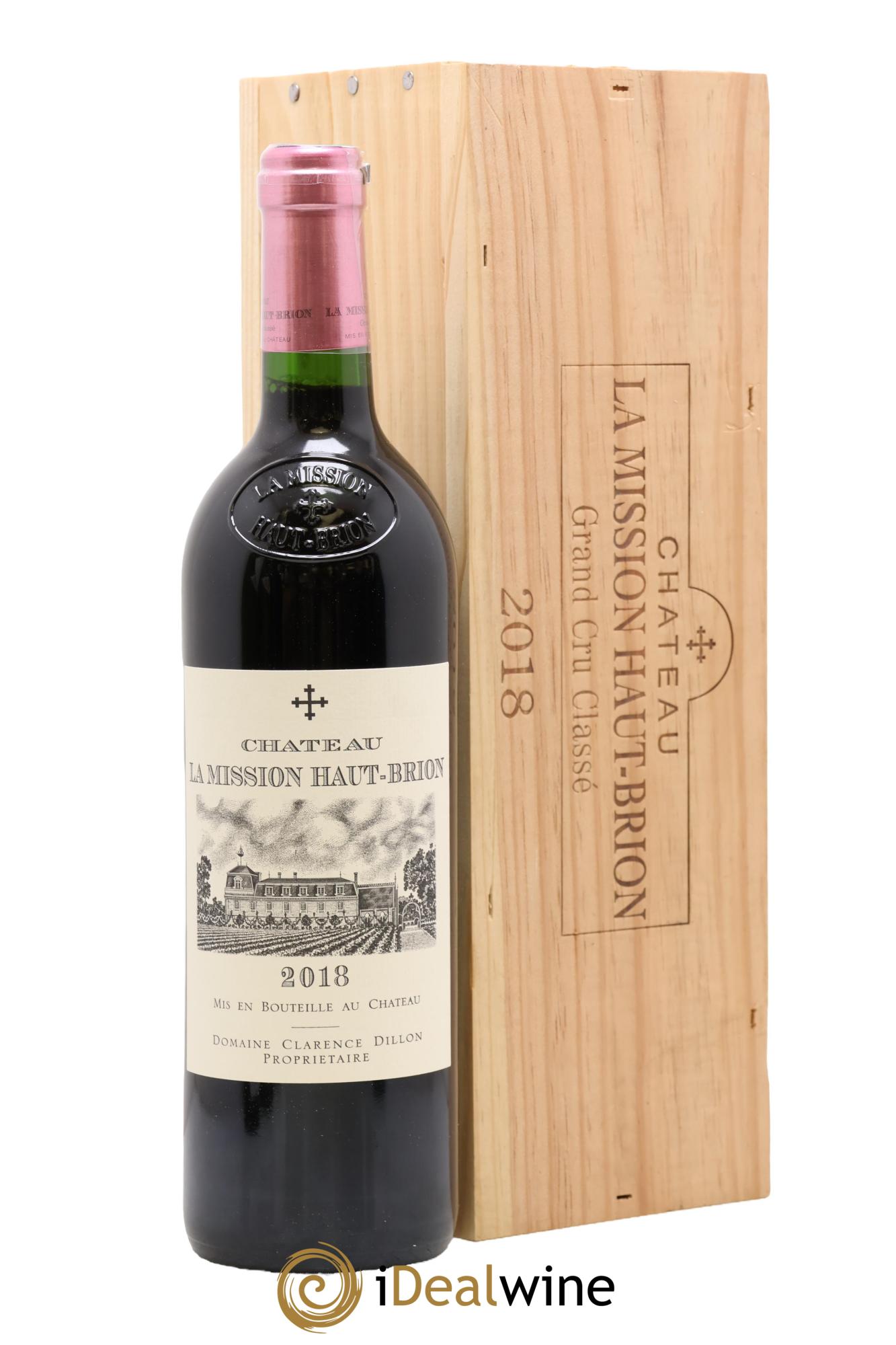 Château la Mission Haut-Brion Cru Classé de Graves 2018 - Posten von 1 Flasche - 0
