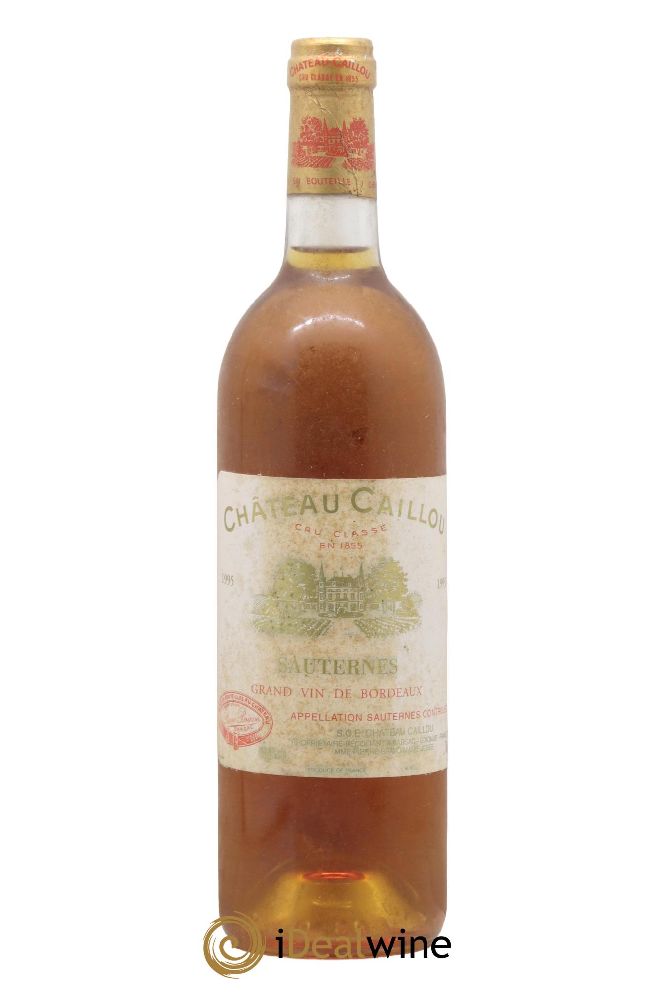 Château Caillou 2ème Grand Cru Classé 1995 - Posten von 1 Flasche - 0