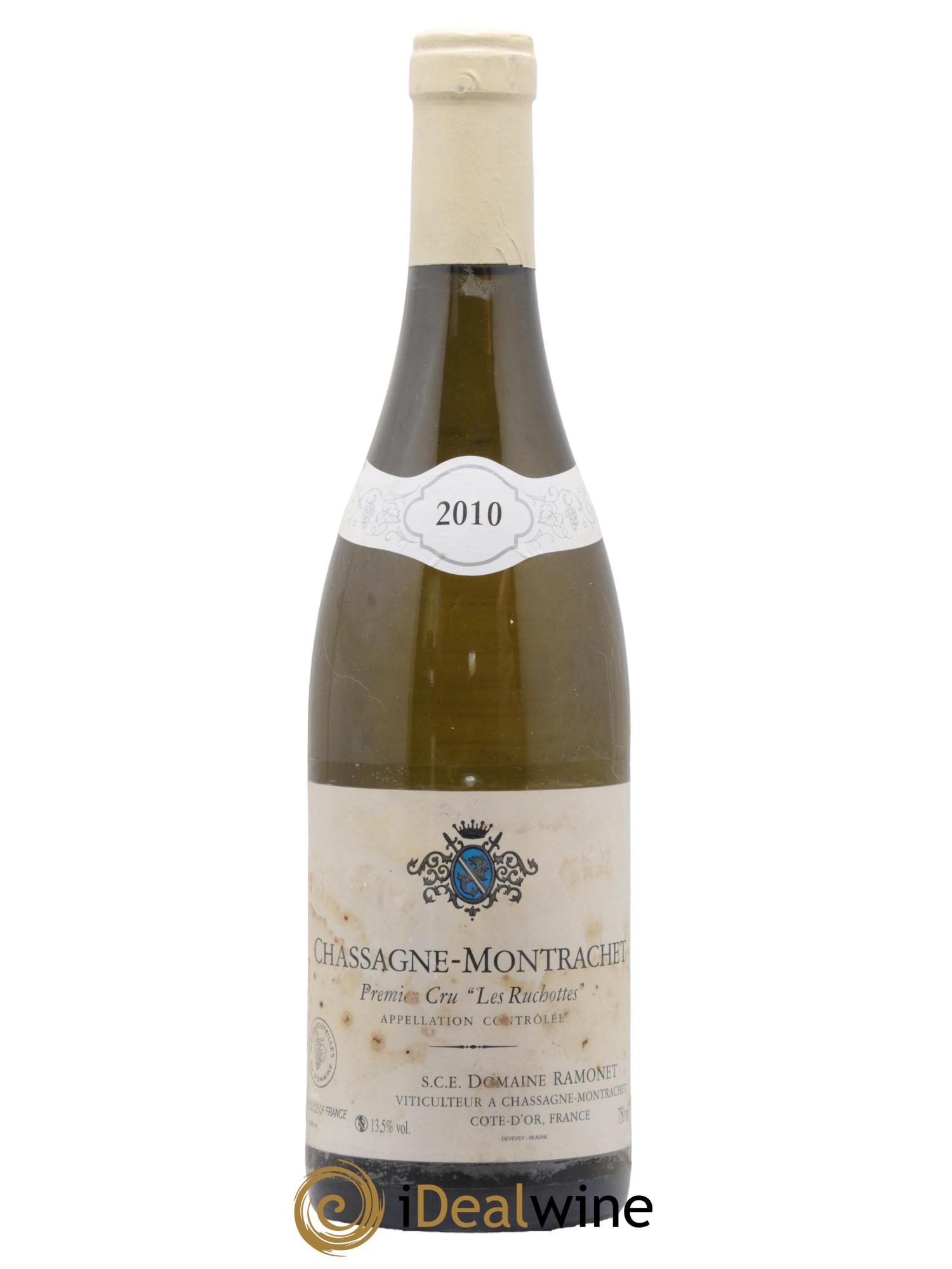 Chassagne-Montrachet 1er Cru Les Ruchottes Ramonet (Domaine) 2010 - Posten von 1 Flasche - 0