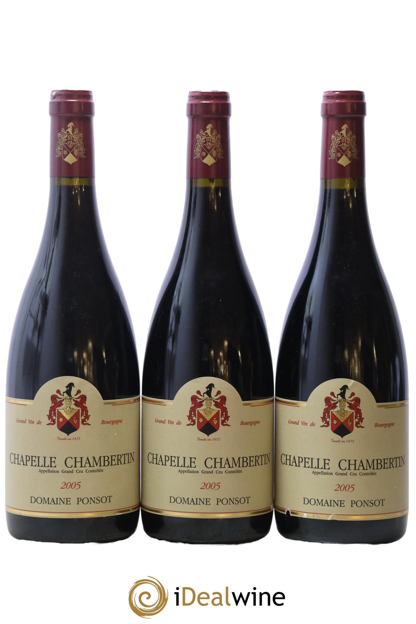 Chapelle-Chambertin Grand Cru Ponsot (Domaine) 2005 - Lotto di 6 bottiglie - 1