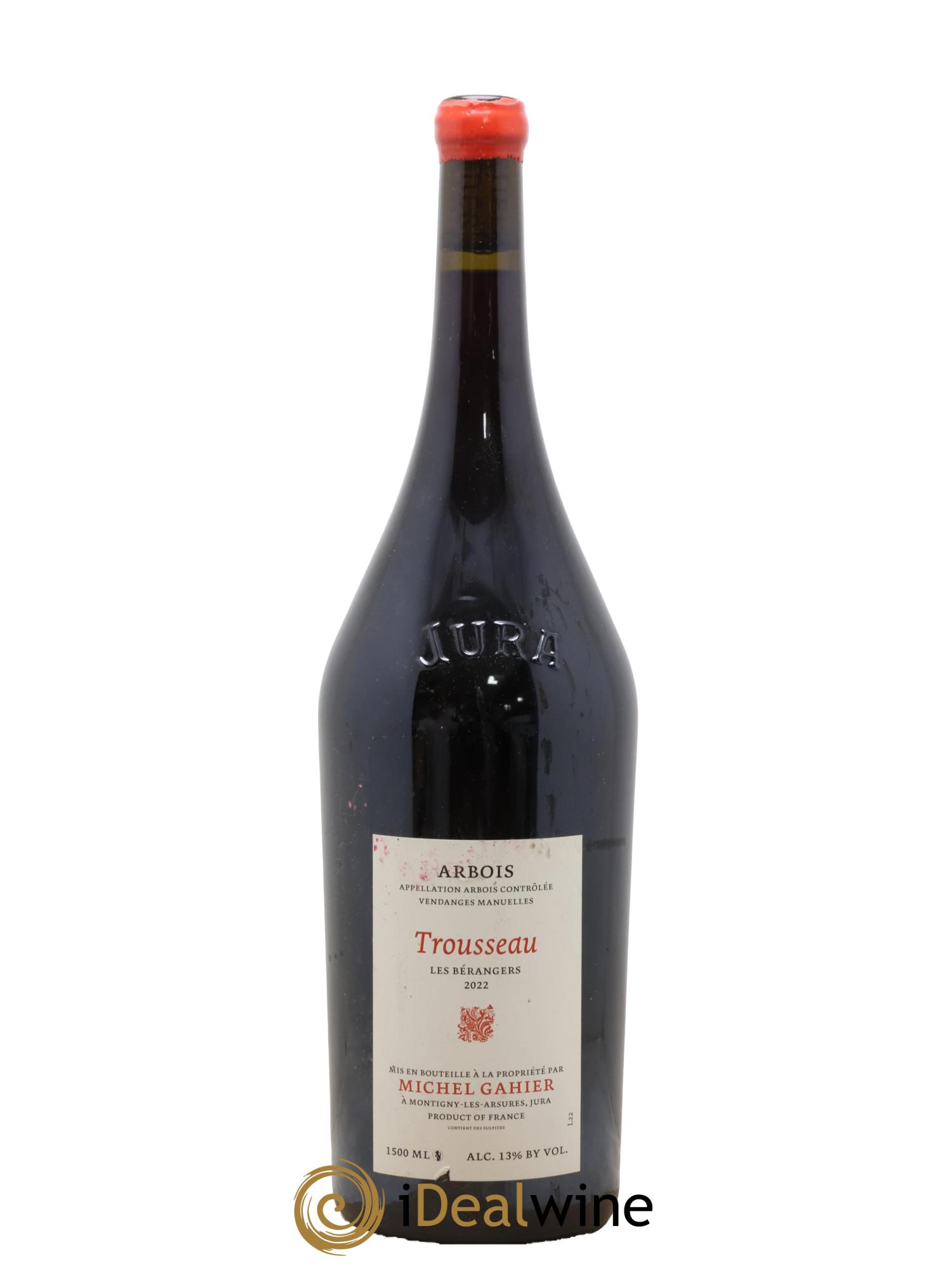 Arbois Trousseau Les Bérangers Michel Gahier 2022 - Posten von 1 Magnum - 0