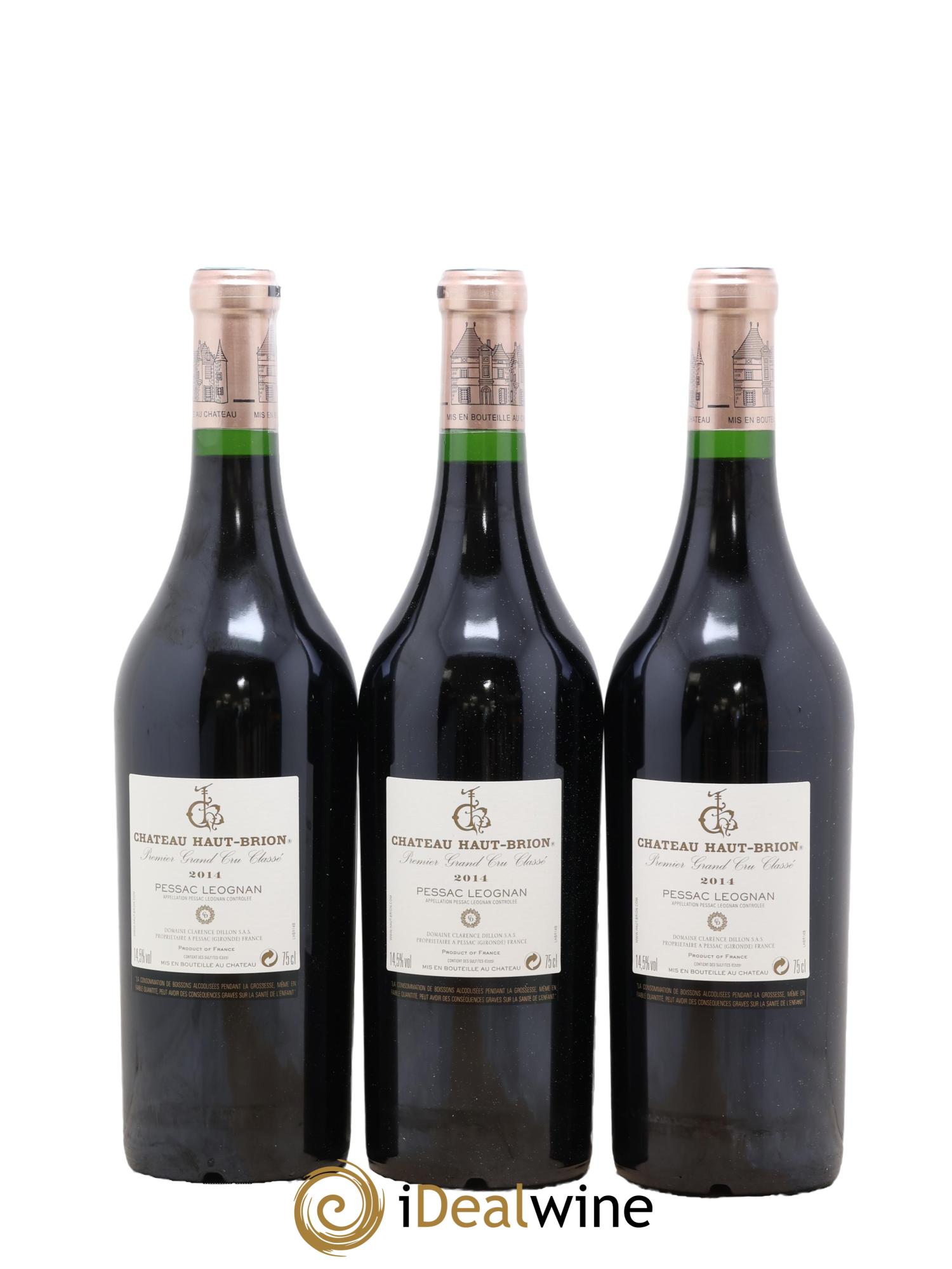 Château Haut Brion 1er Grand Cru Classé 2014 - Lot de 6 bouteilles - 4