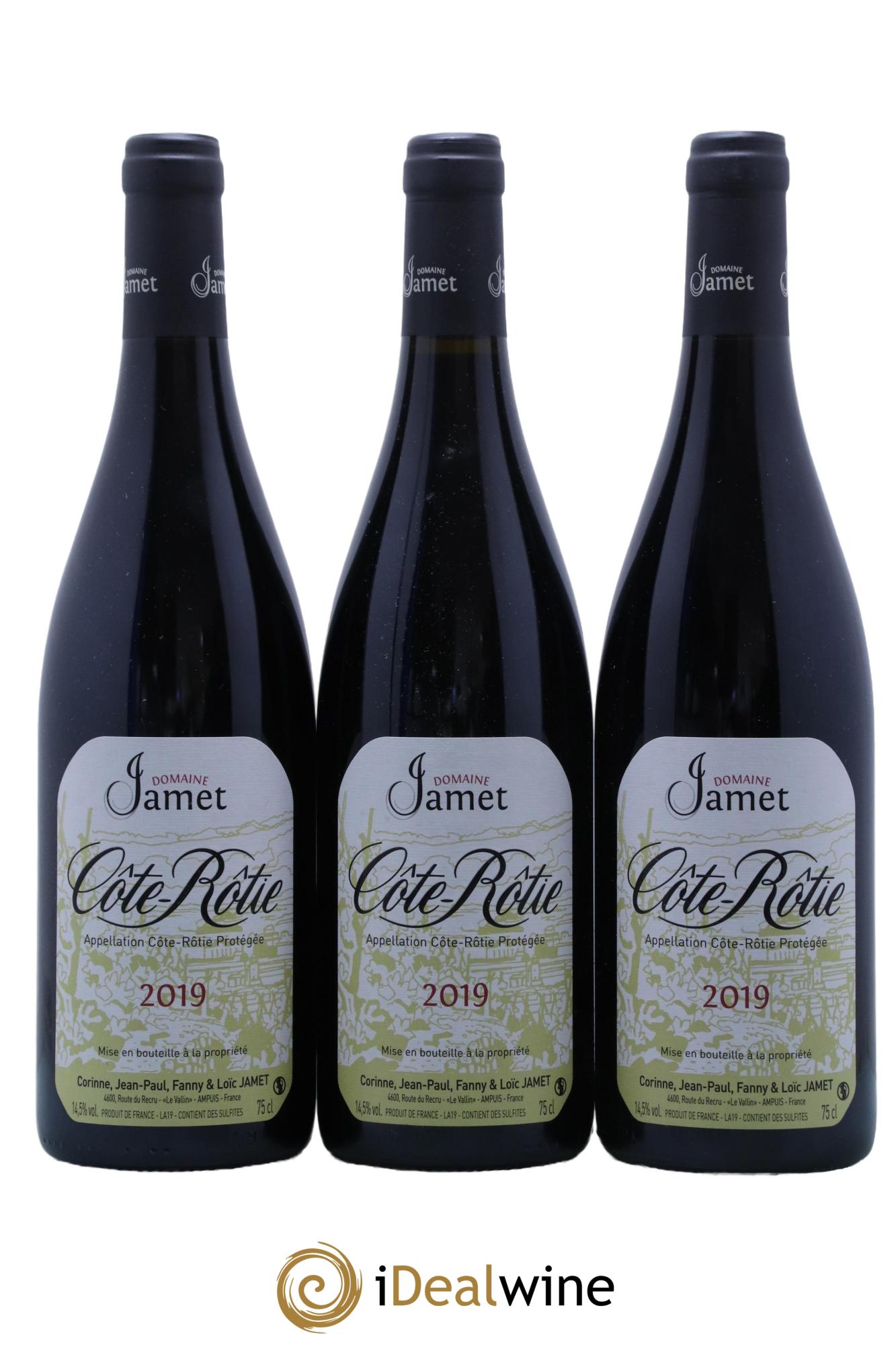 Côte-Rôtie Jamet (Domaine) 2019 - Lot de 3 bouteilles - 0