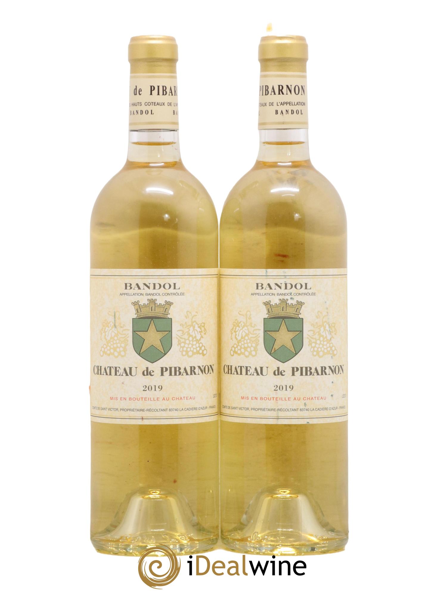 Bandol Château de Pibarnon Comte de Saint-Victor 2019 - Lot de 2 bouteilles - 0