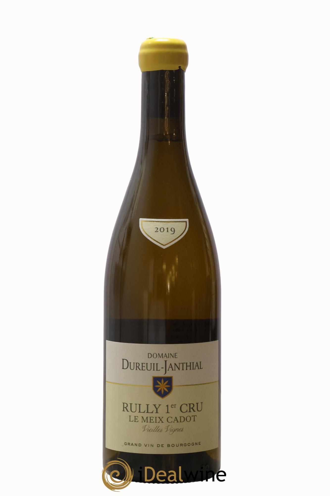 Rully 1er Cru Le Meix Cadot Vieilles Vignes Vincent Dureuil-Janthial 2019 - Lot de 1 bouteille - 0