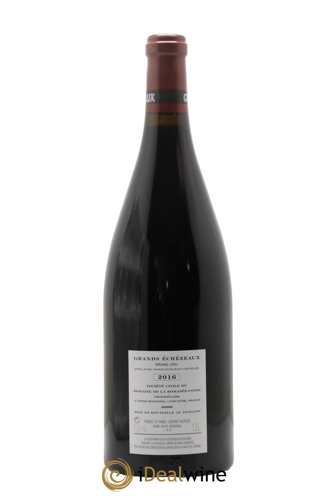 Grands-Echezeaux Grand Cru Domaine de la Romanée-Conti 2016 - Lot de 1 magnum - 2