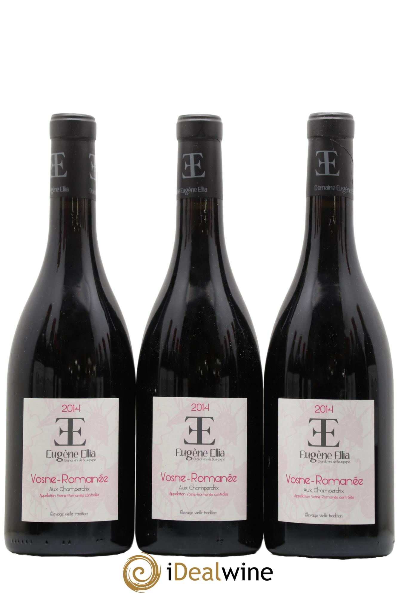 Vosne-Romanée Aux Champerdrix Eugene Ellia 2014 - Lot de 3 bouteilles - 0