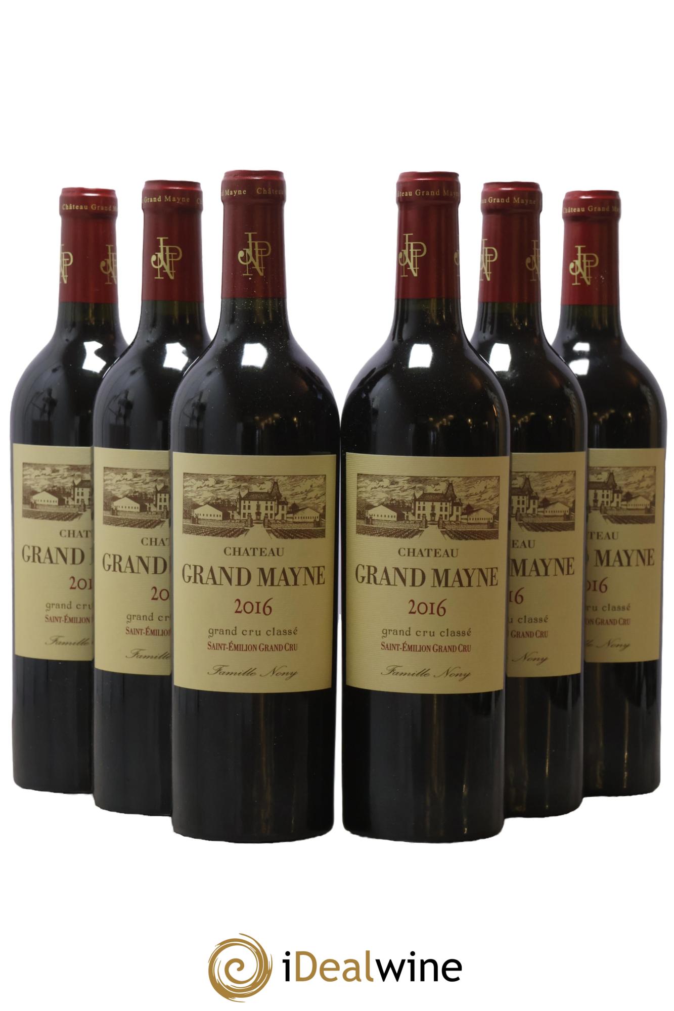Château Grand Mayne Grand Cru Classé 2016 - Lotto di 6 bottiglie - 0