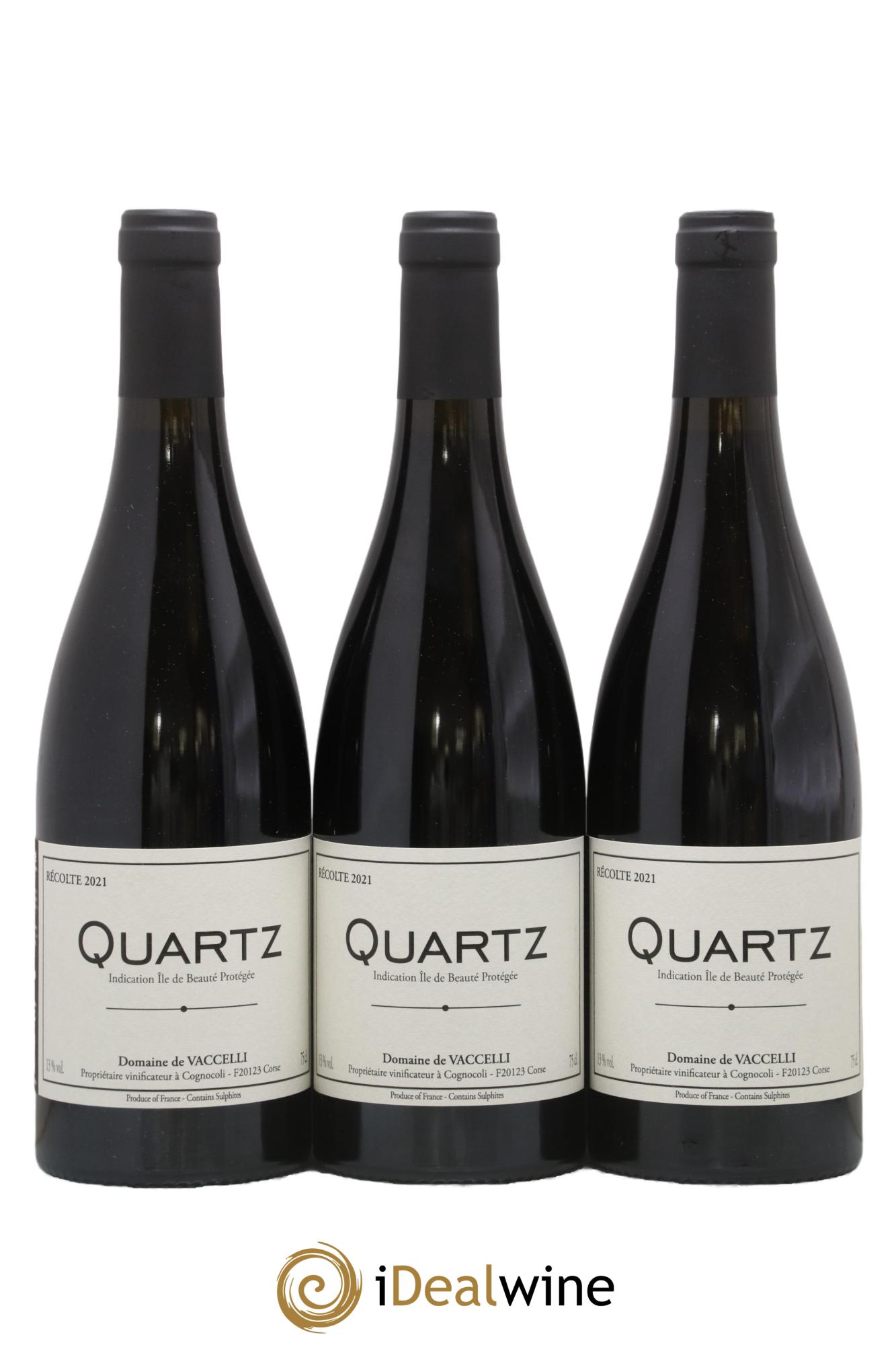 Ile de Beauté Quartz Vaccelli 2021 - Lot de 3 bouteilles - 0
