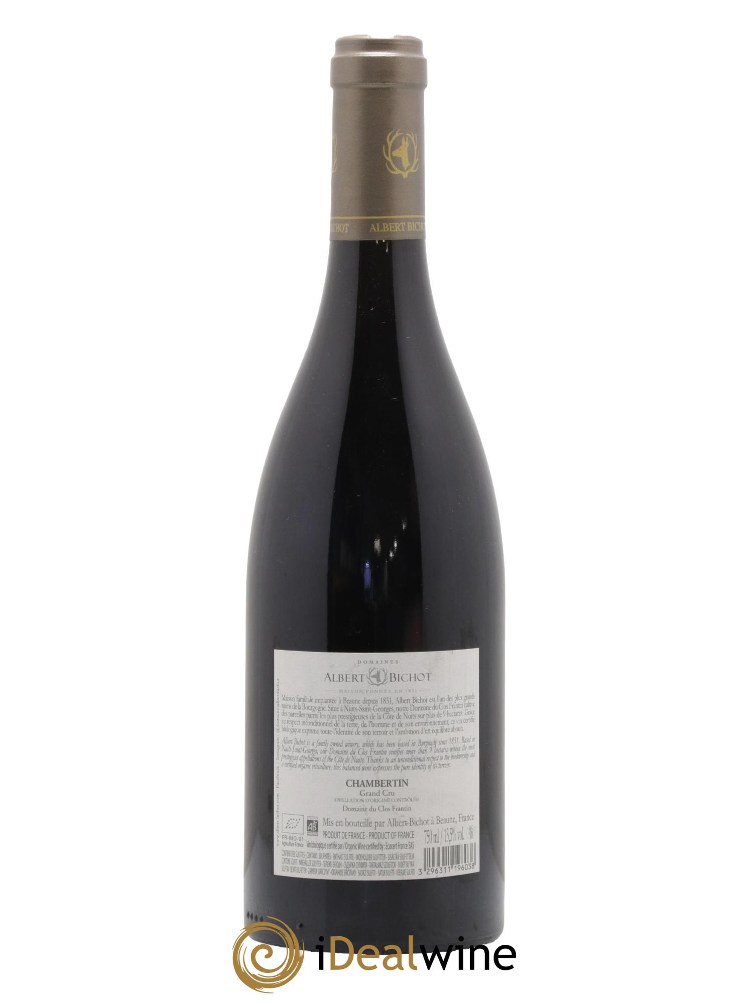 Chambertin Grand Cru Clos Frantin - Albert Bichot 2018 - Lotto di 1 bottiglia - 1