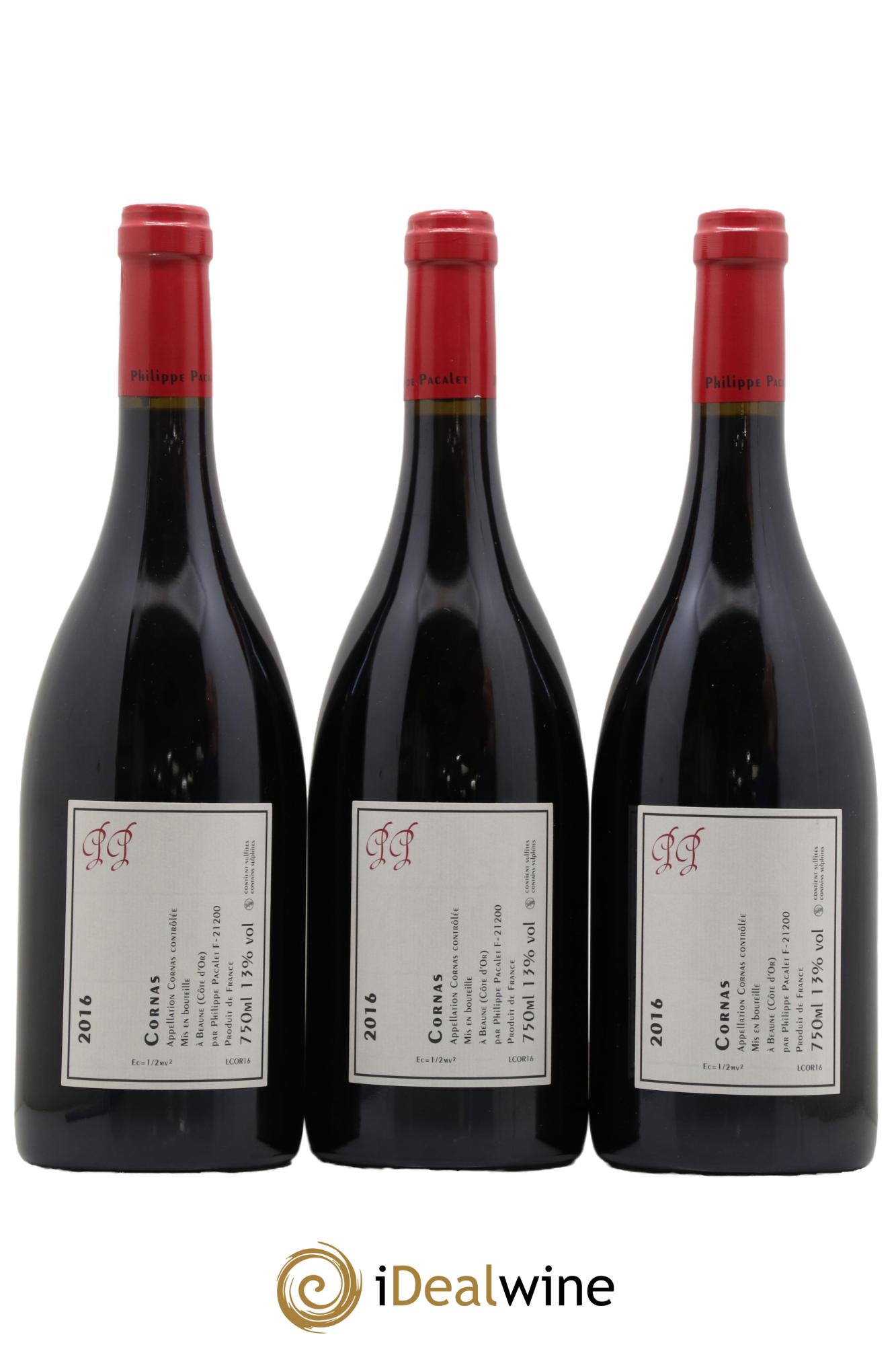 Cornas Philippe Pacalet 2016 - Posten von 3 Flaschen - 1