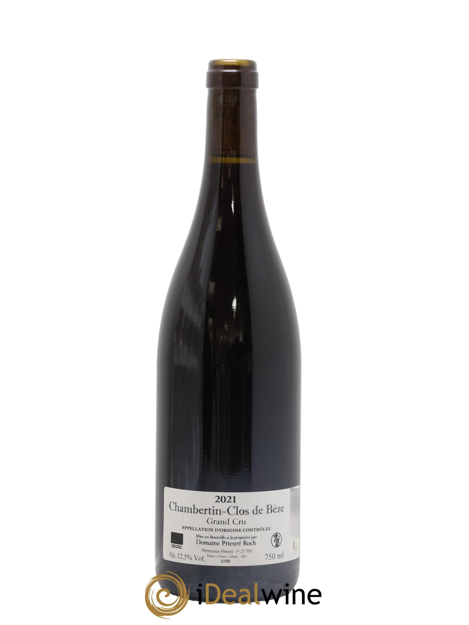 Chambertin Clos de Bèze Grand Cru Prieuré Roch 2021 - Lot de 1 bouteille - 1