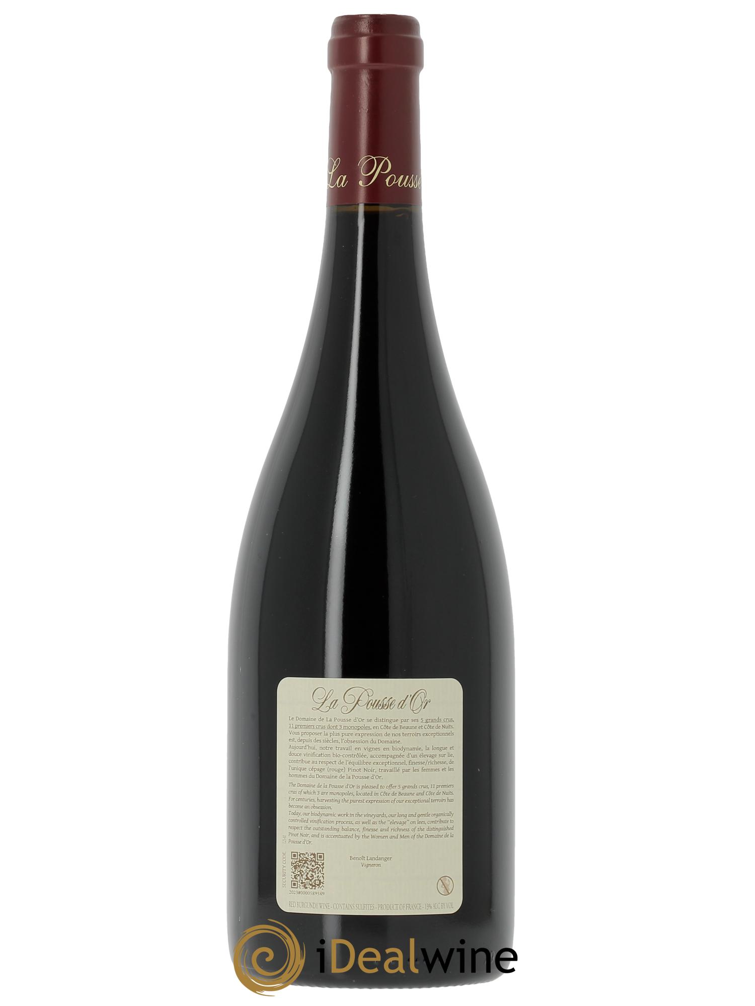 Volnay 1er Cru Clos des 60 ouvrées La Pousse d'Or (Domaine de)  2022 - Lotto di 1 bottiglia - 1