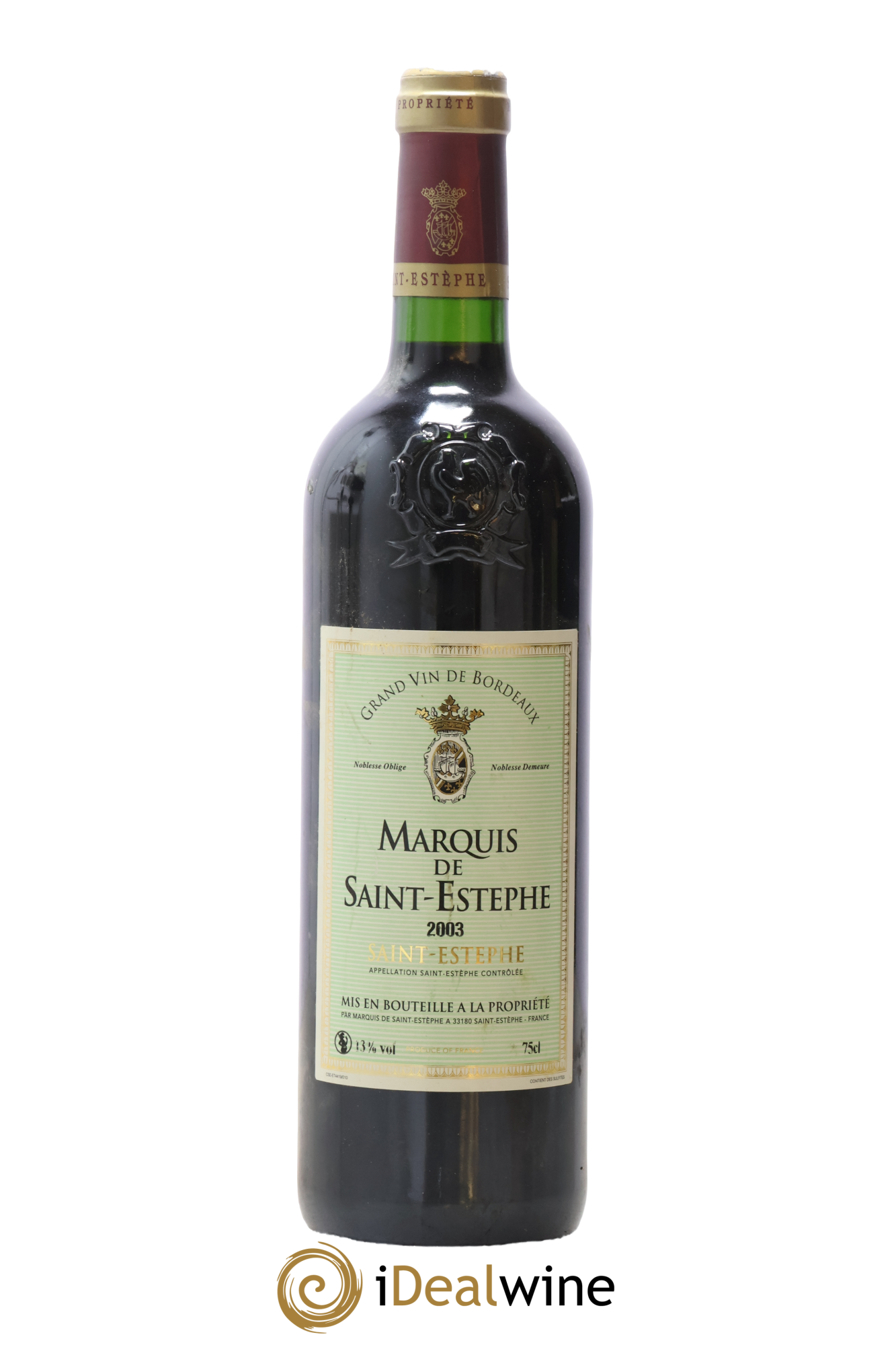 Marquis de Saint Estèphe 2003 - Lot de 1 bouteille - 0