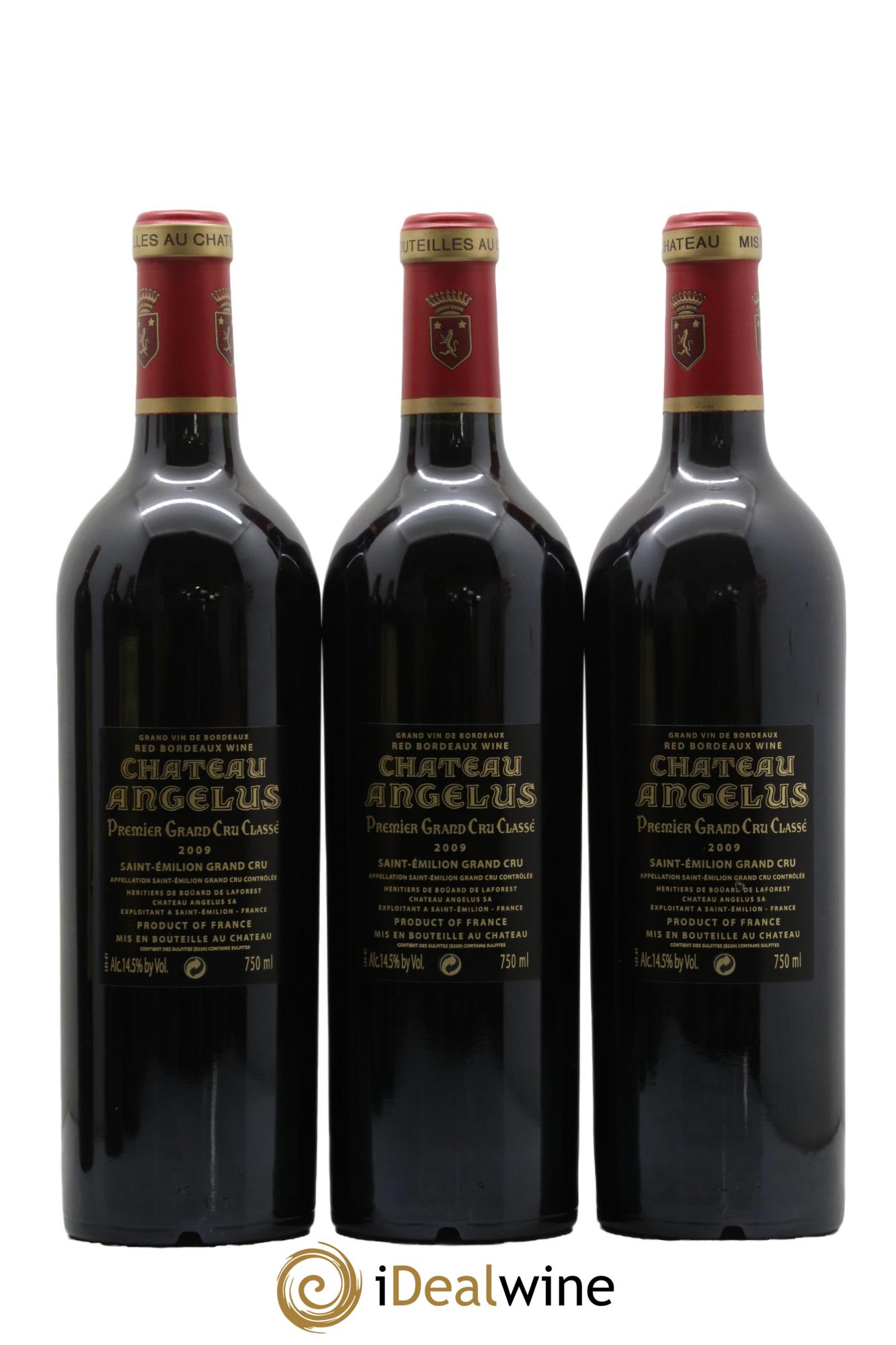 Château Angélus 1er Grand Cru Classé A  2009 - Lot de 6 bouteilles - 2