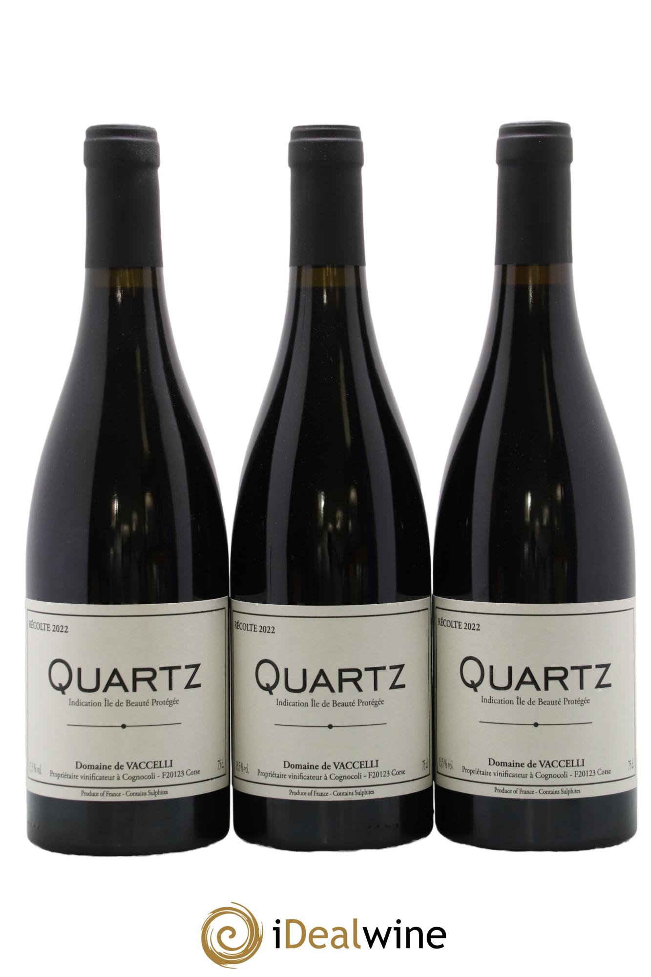 Ile de Beauté Quartz Vaccelli 2022 - Lot de 3 bouteilles - 0