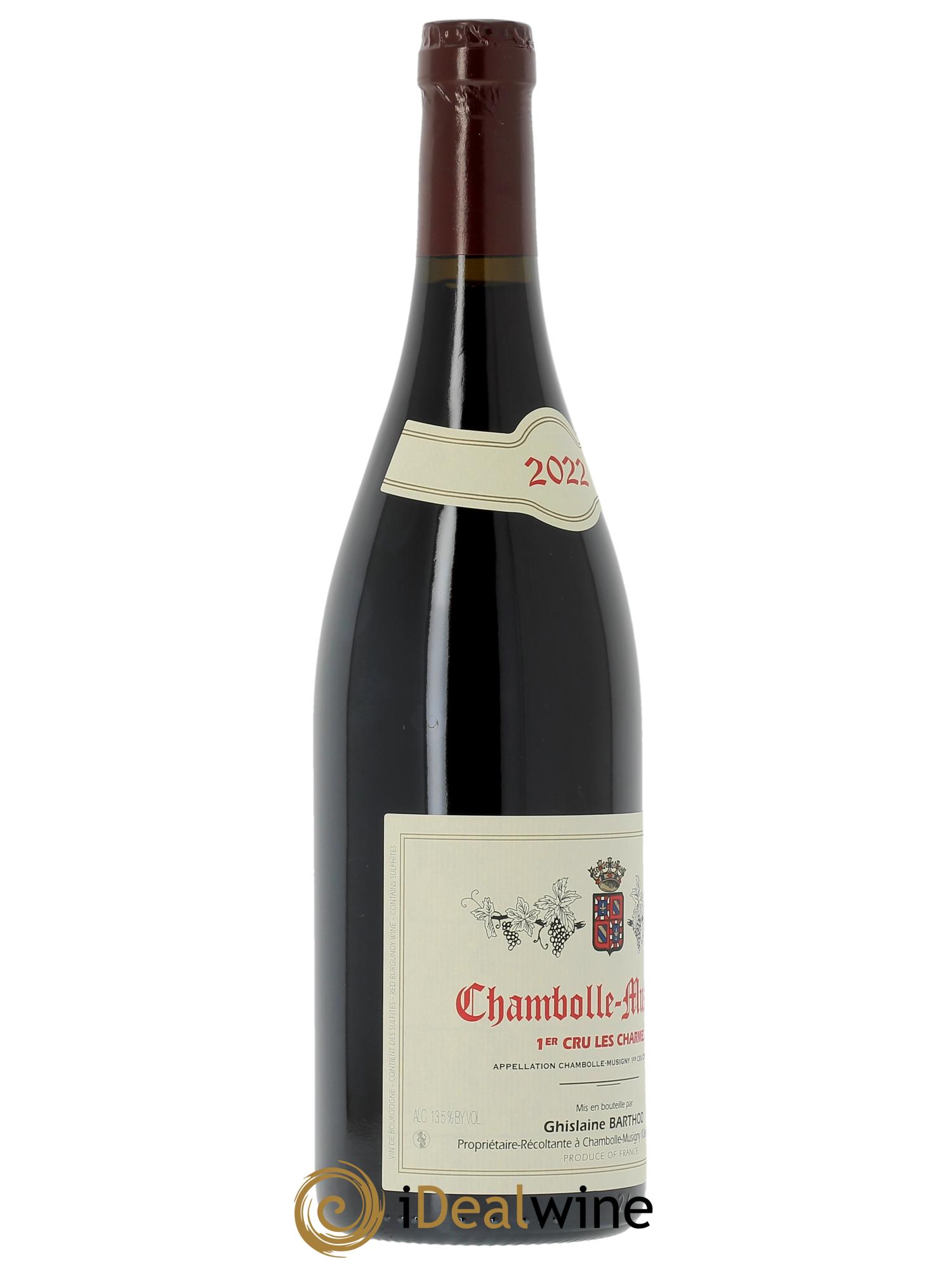 Chambolle-Musigny 1er Cru Les Charmes Ghislaine Barthod 2022 - Lot de 1 bouteille - 2