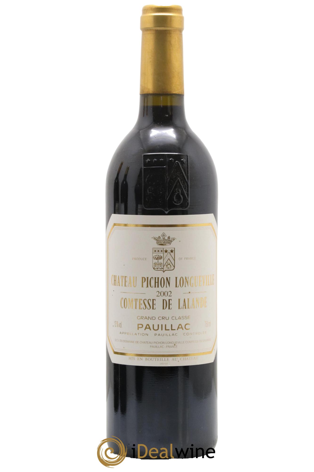 Château Pichon Longueville Comtesse de Lalande 2ème Grand Cru Classé 2002 - Lot of 1 bottle - 0