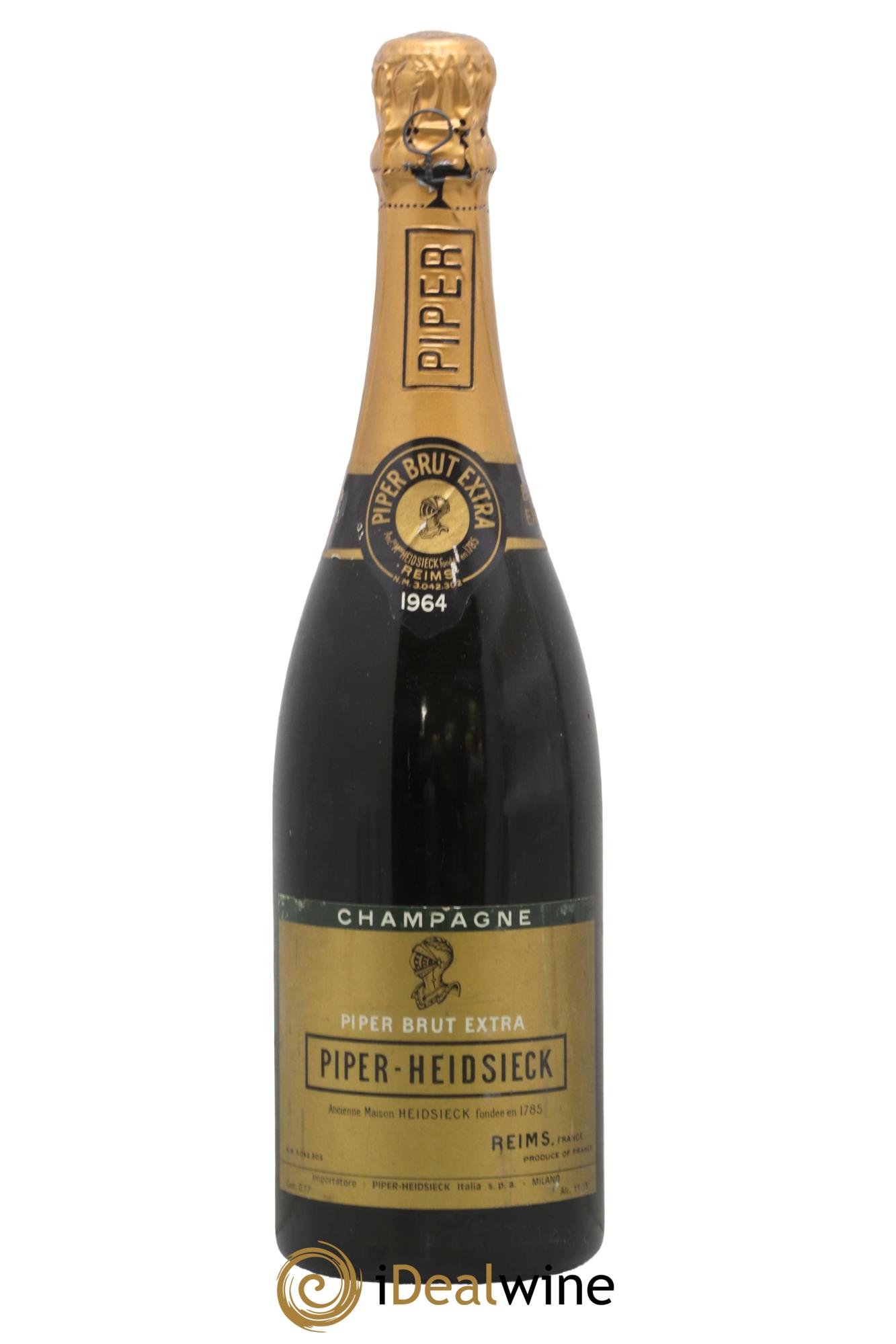Extra-Brut Piper Heidsieck 1964 - Lot of 1 bottle - 0