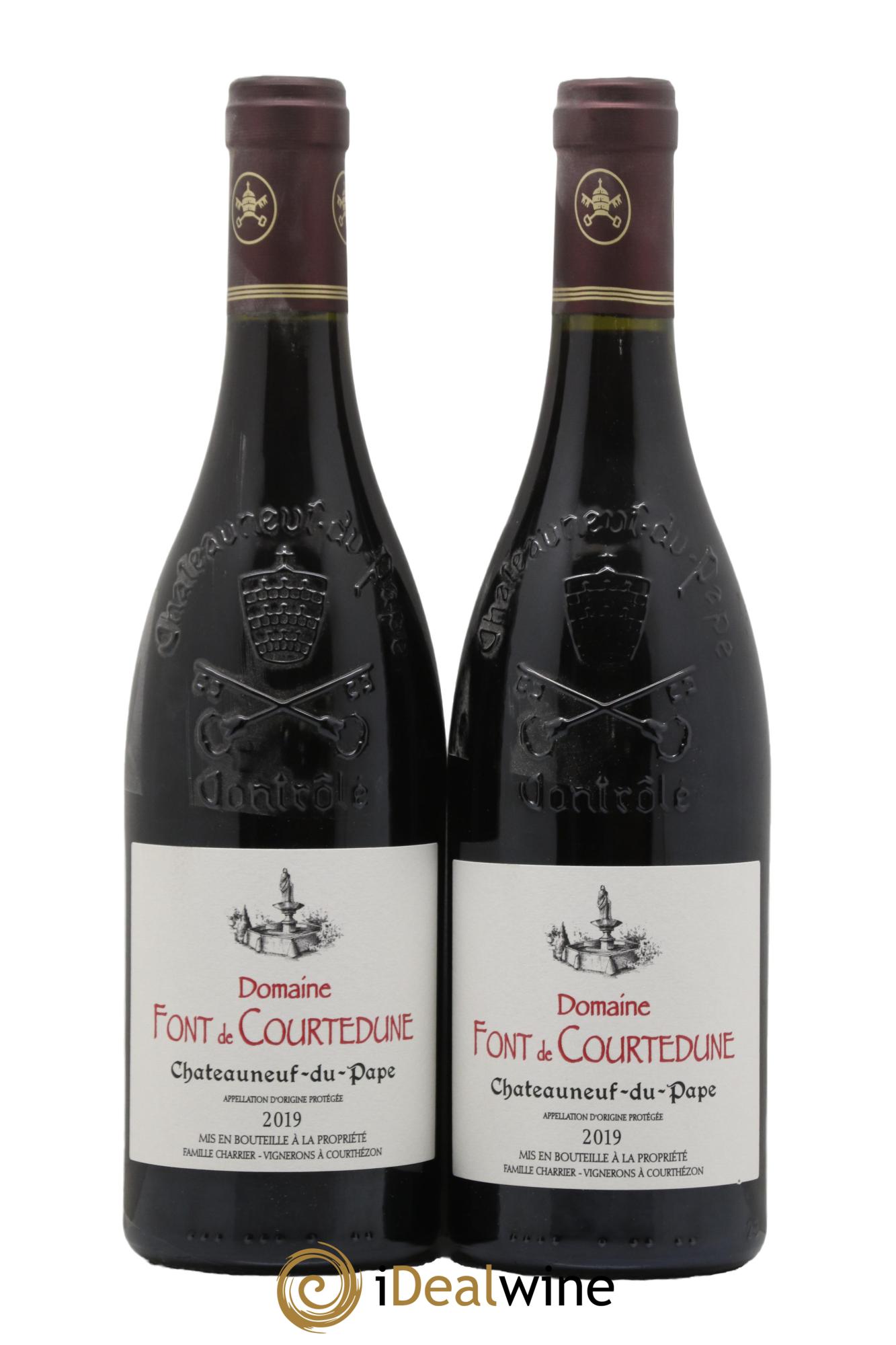 Châteauneuf-du-Pape Font de Courtedune 2019 - Lot of 2 bottles - 0