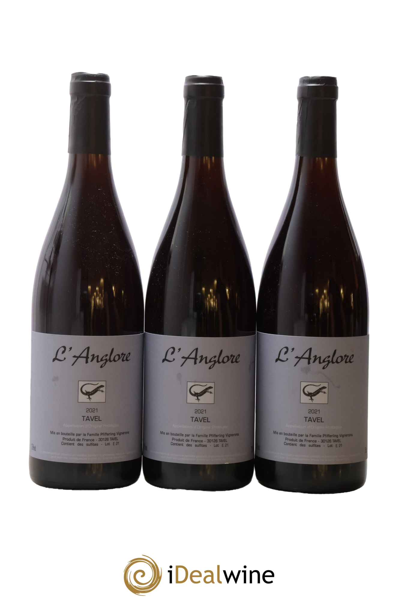 Tavel L'Anglore 2021 - Lot de 3 bouteilles - 0