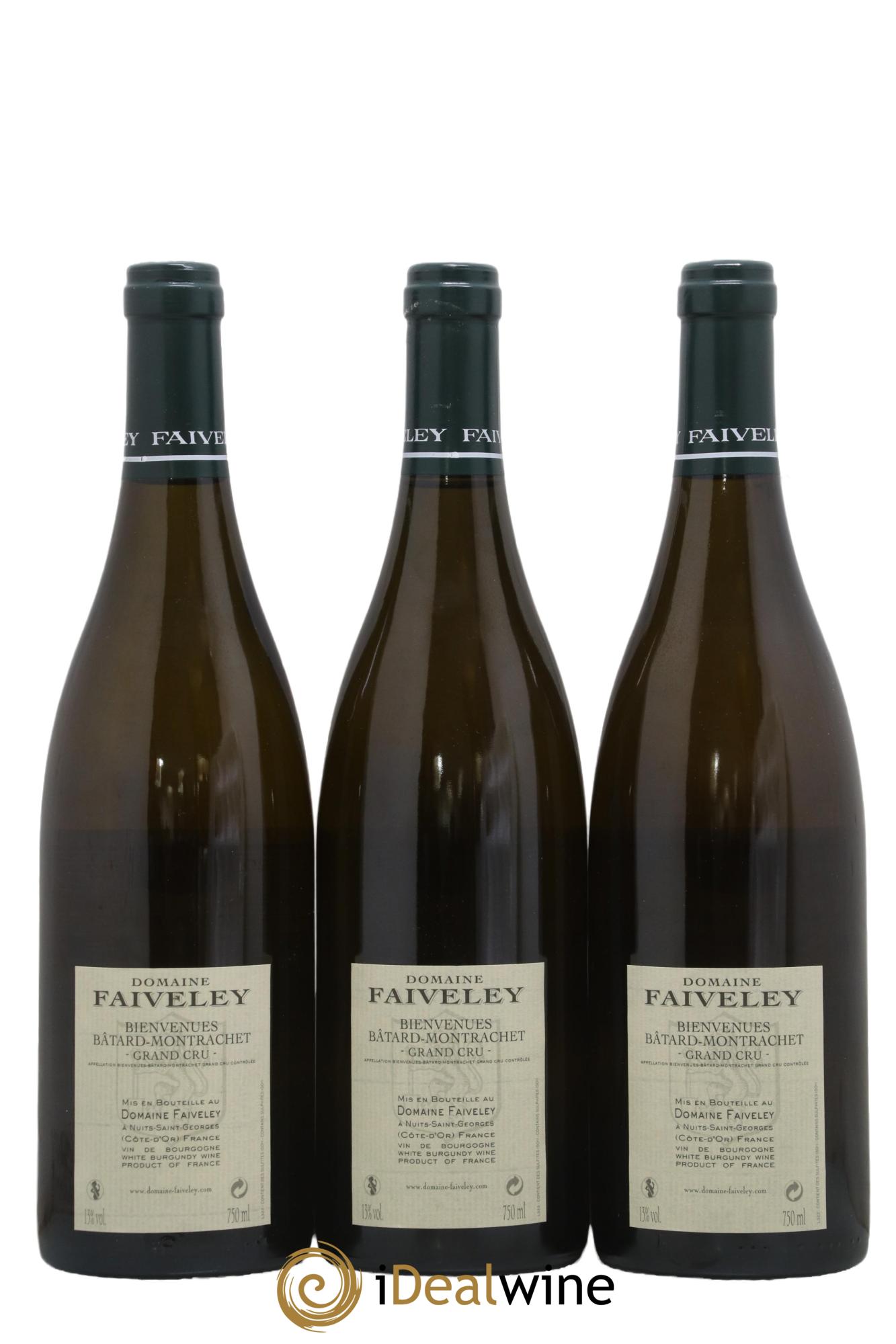 Bienvenues-Bâtard-Montrachet Grand Cru Faiveley 2011 - Lot of 3 bottles - 1