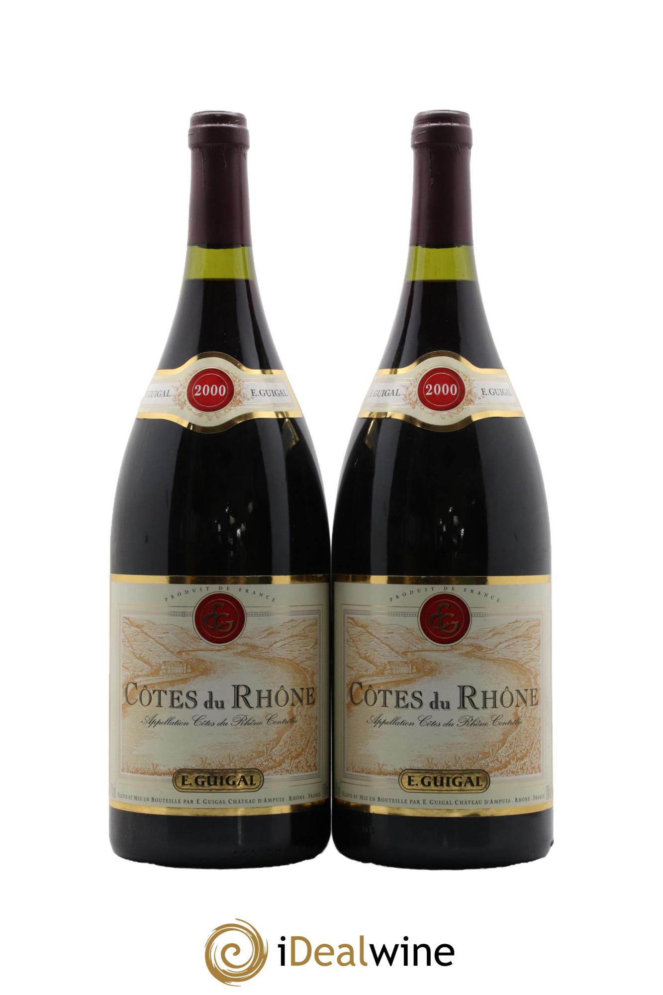 Côtes-du-Rhône Guigal 2000 - Lot de 2 magnums - 0