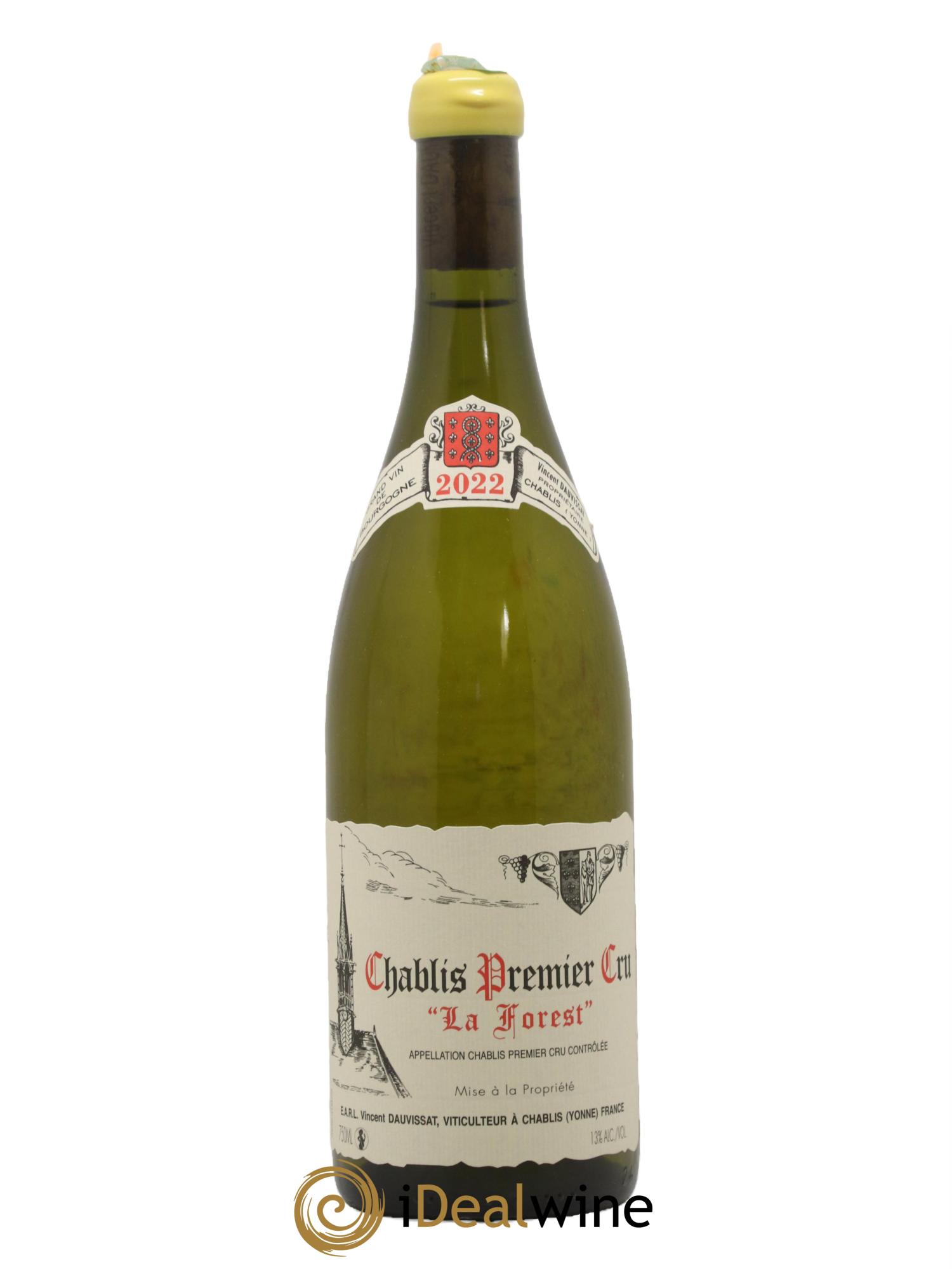 Chablis 1er Cru La Forest Vincent Dauvissat (Domaine) 2022 - Lot de 1 bouteille - 0